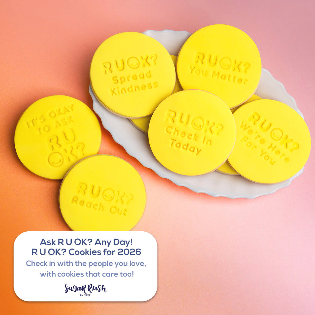 R U OK? Day Cookies 2026 | Personalised Mental Health Gifts