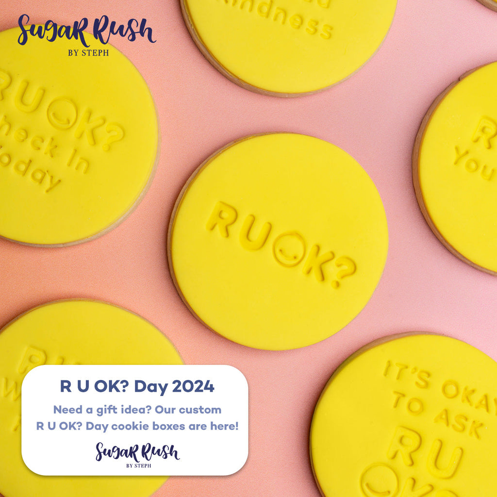 R U OK? Day 2025 Gift Idea with Custom Cookie Boxes - Delivery Australia-Wide!