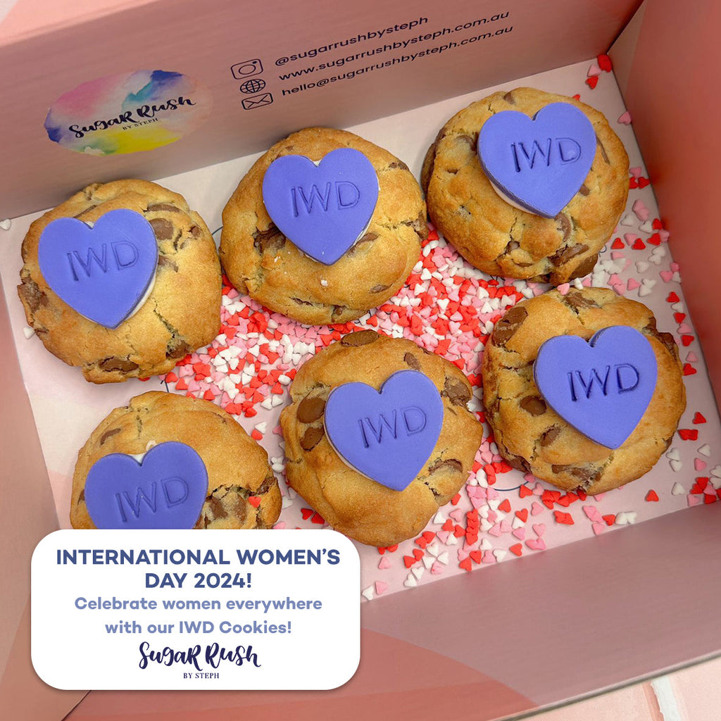 International Women's Day 2026 Cookie Gifting with Sugar Rush by Steph!