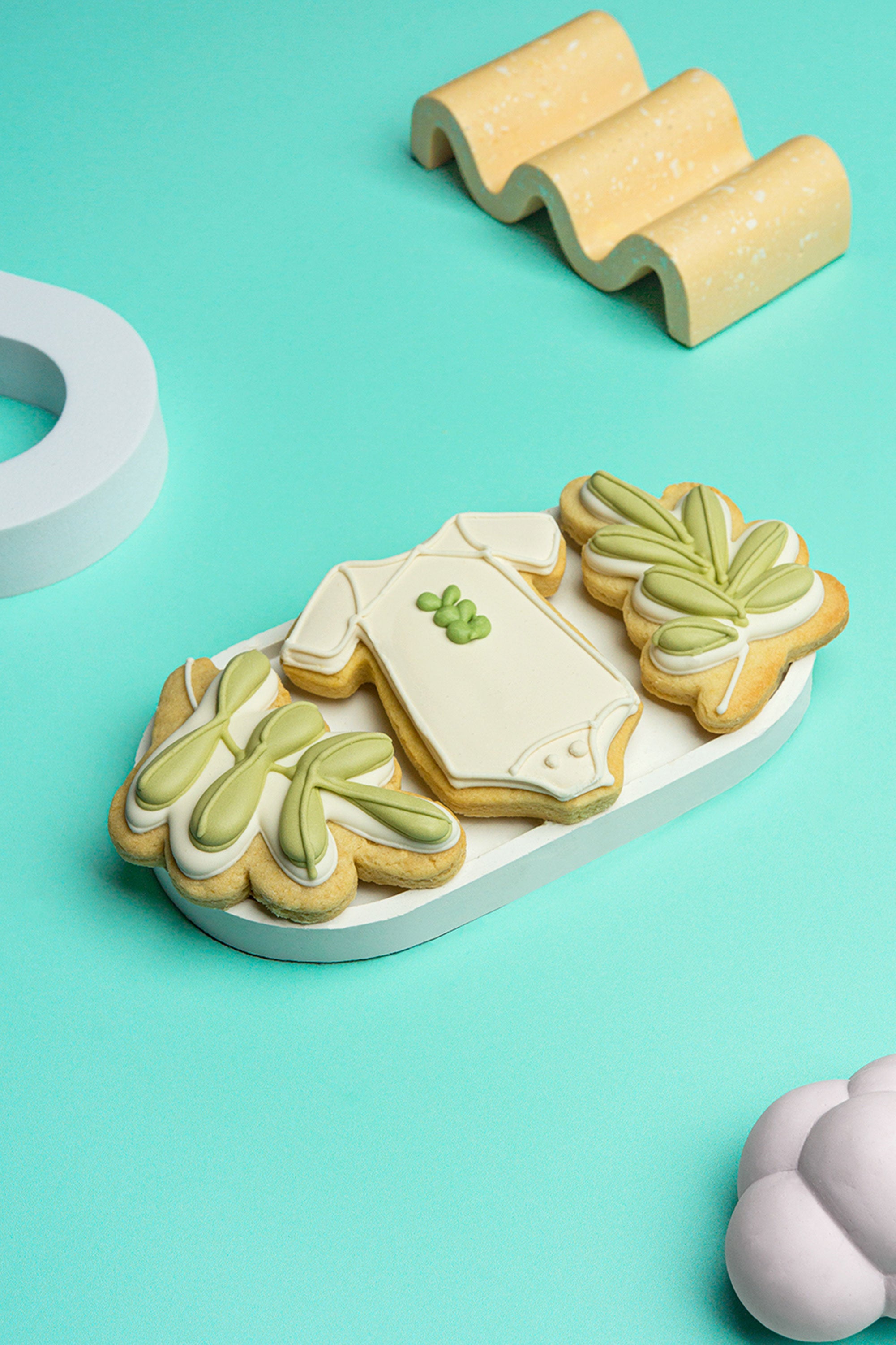 Best Personalised Custom Baby Shower Cookies Melbourne Australia-wide Delivery Sugar Rush by Steph
