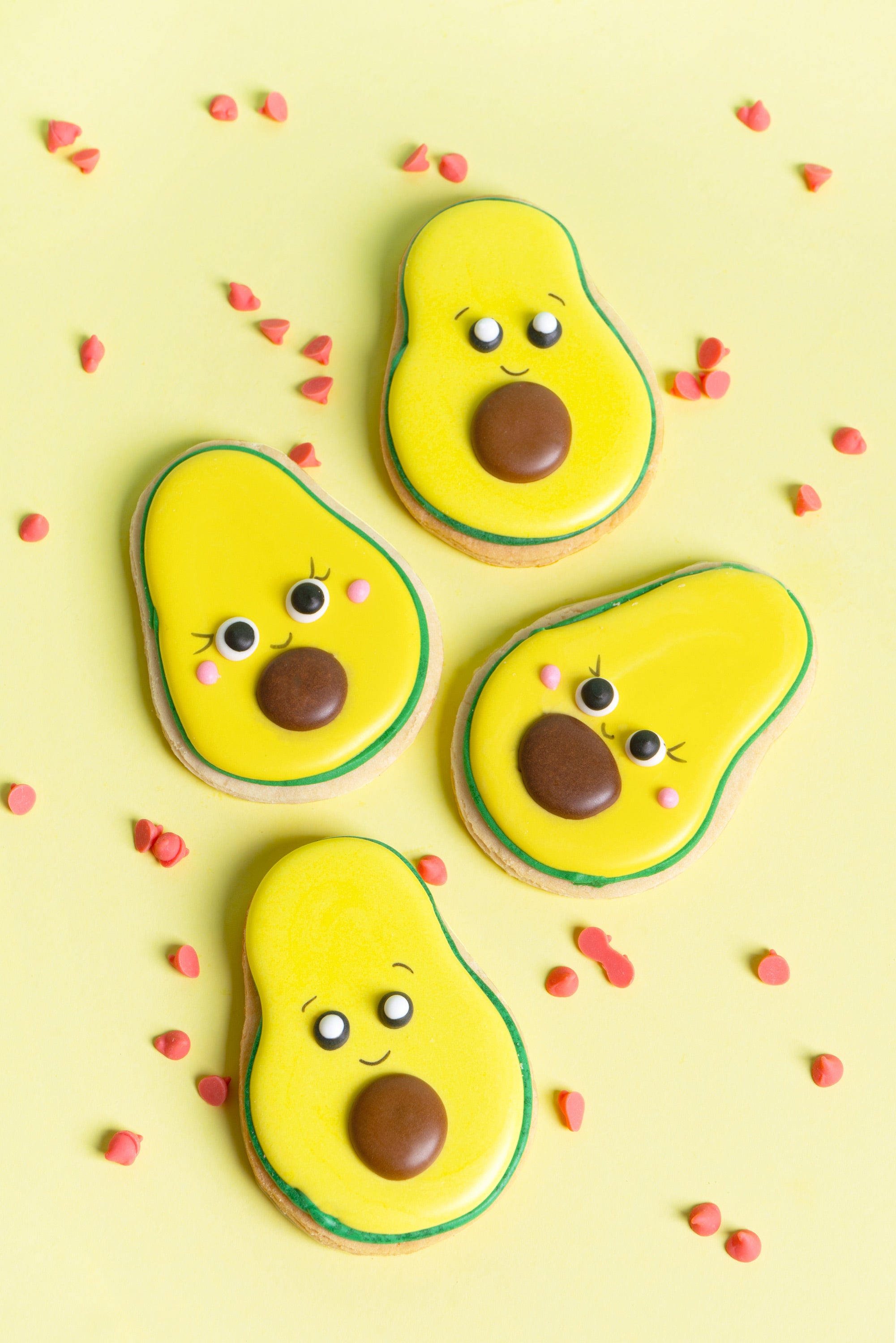 Cute Royal Icing Avocado Cookies Australia Sugar Rush by Steph