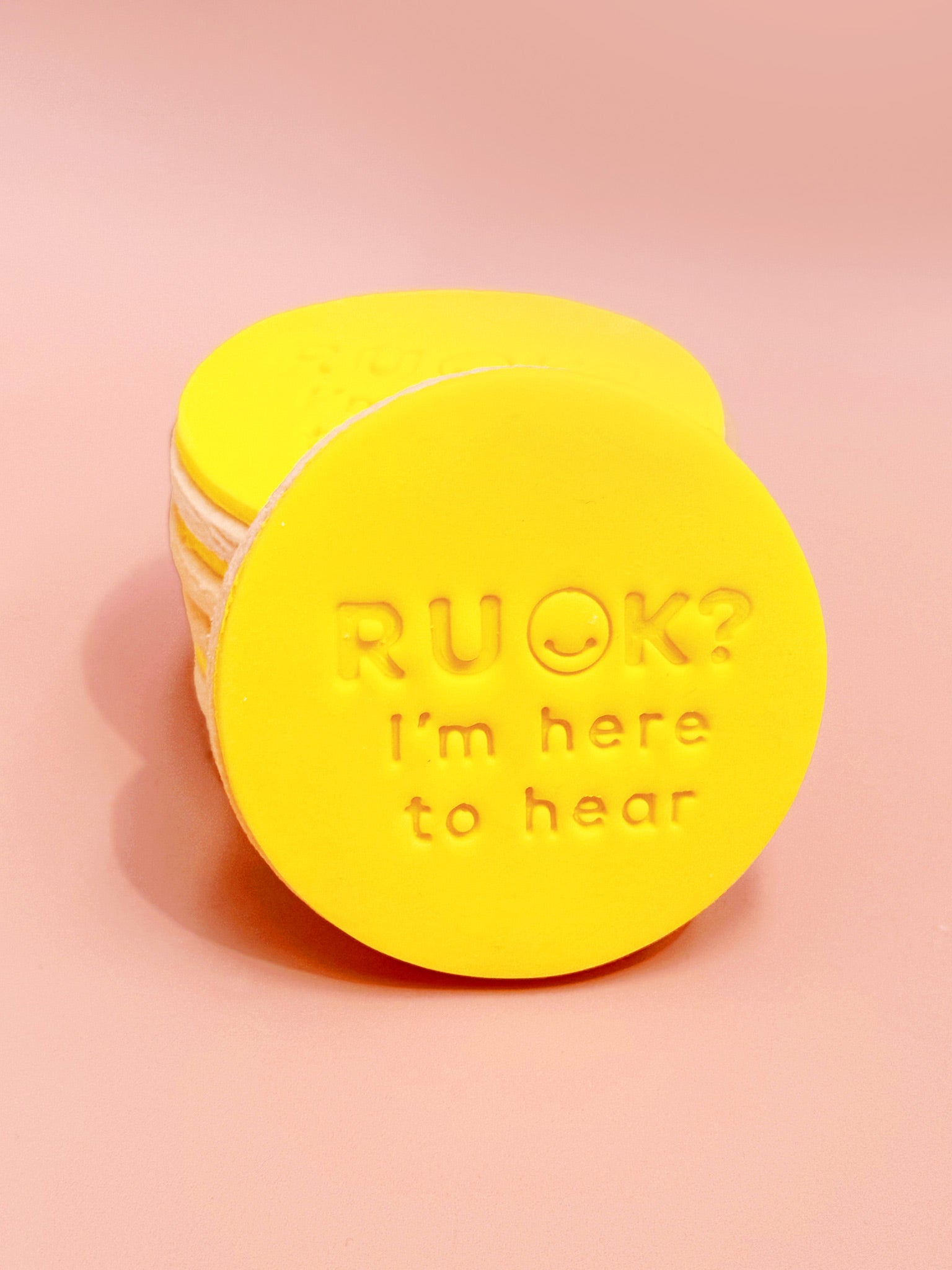 I'm Here To Hear | 2025 R U OK? Cookies For Mental Health Australia - Sugar Rush by Steph Cookie Box Delivery | Custom Corporate Biscuits Australia