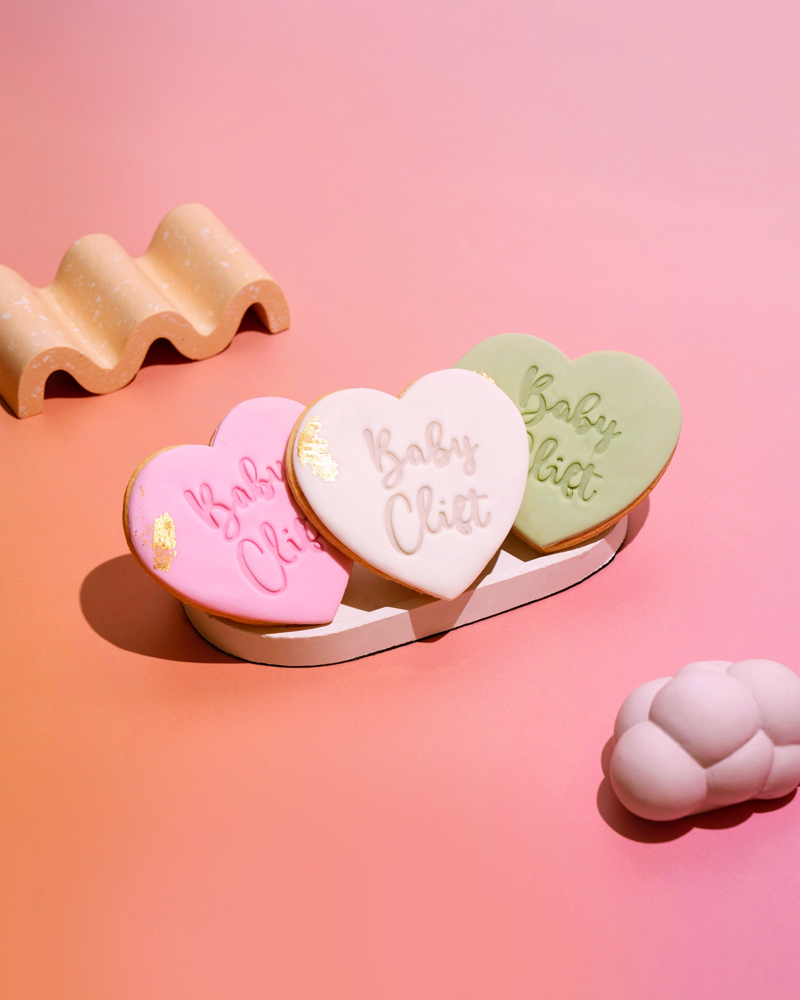 24K Carat Gold Embossed Custom Personalised Cookies - Sugar Rush by Steph Custom Cookie Delivery Australia