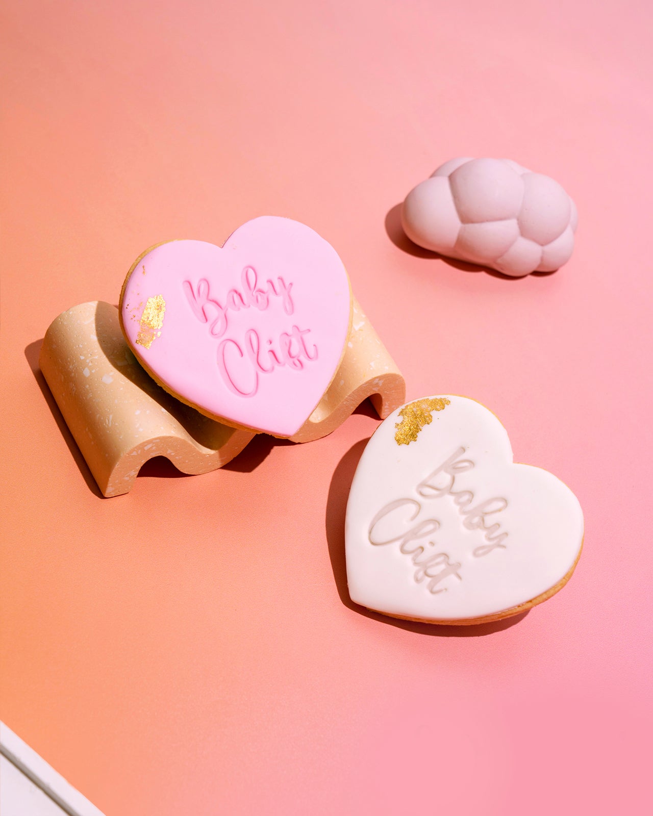 24K Carat Gold Embossed Custom Personalised Cookies - Sugar Rush by Steph Custom Cookie Delivery Australia