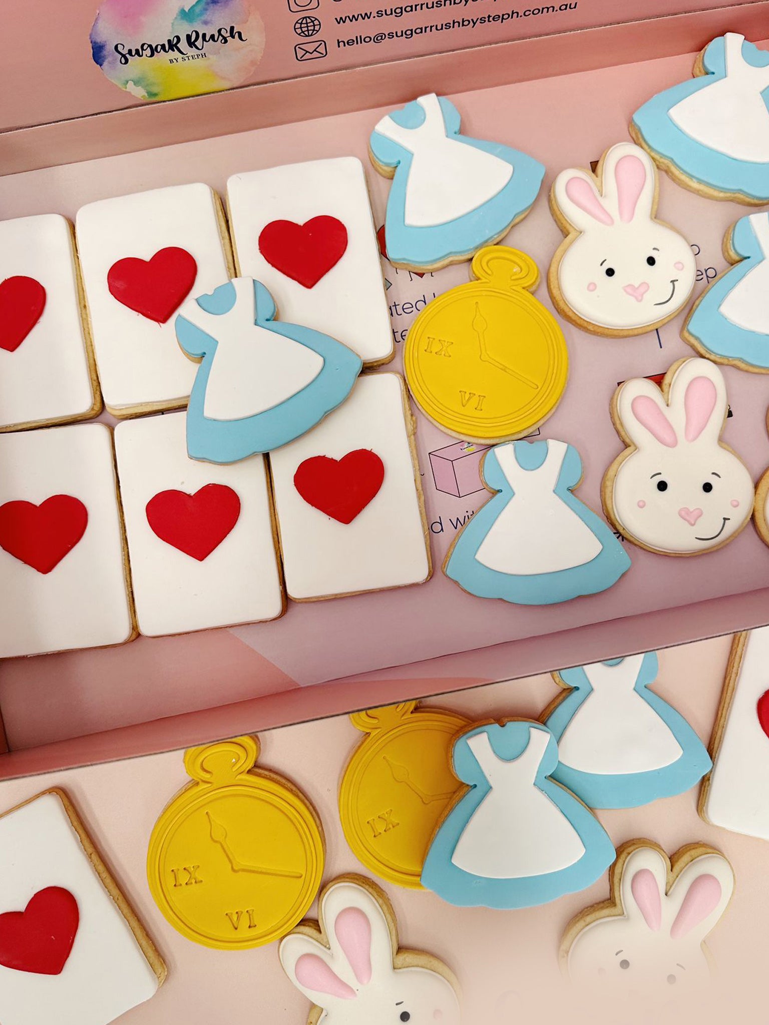 Alice In Wonderland Disney Cookies - Sugar Rush by Steph