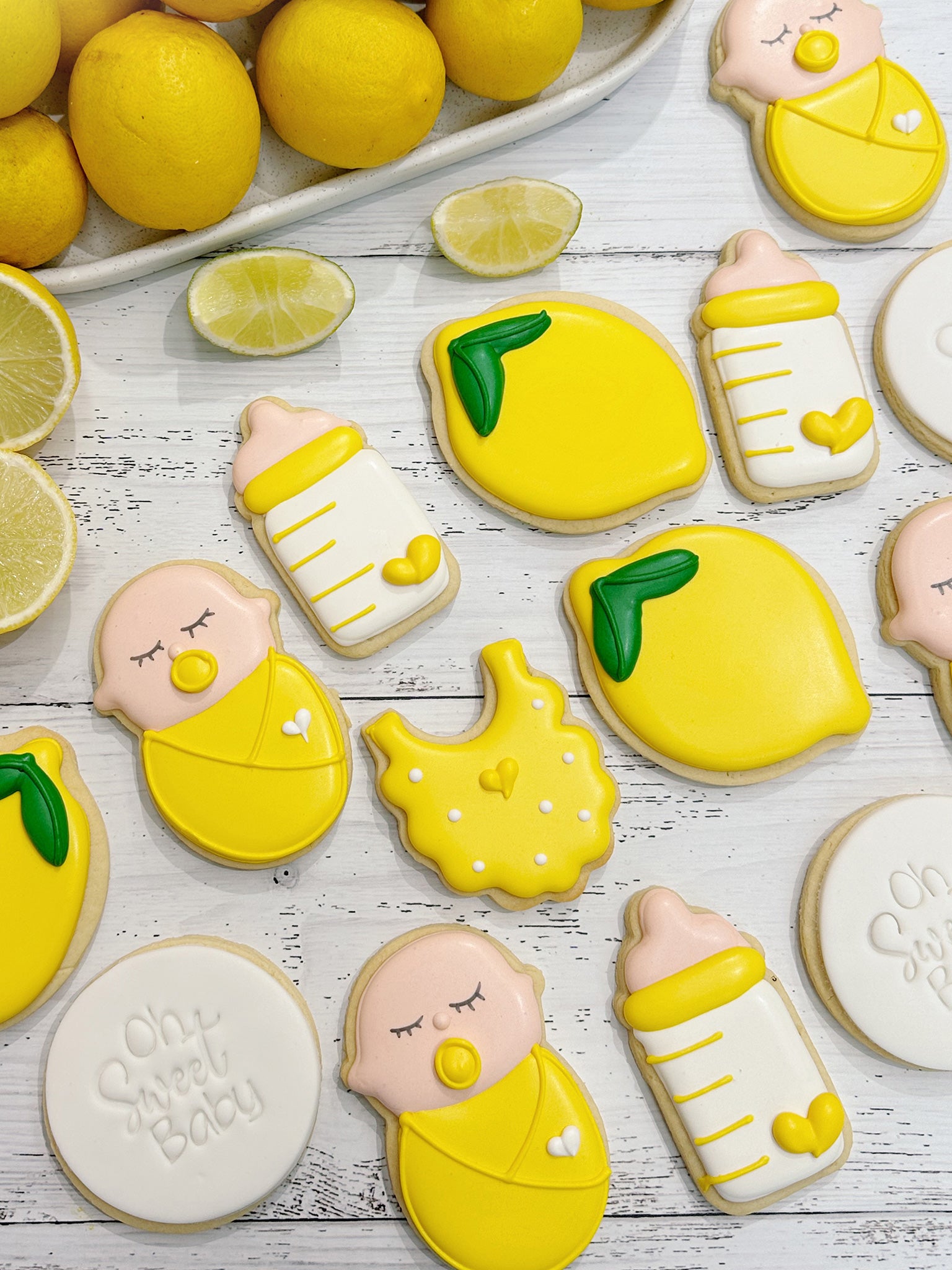 Amalfi Coast Baby Shower Cookies - Sugar Rush by Steph