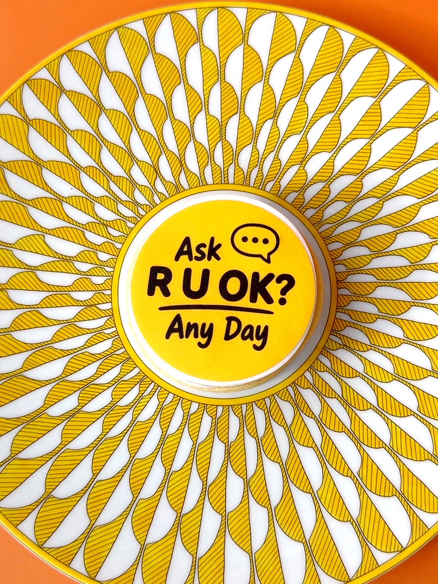 Ask R U OK? Any Day! - Edible Images | R U OK? Day 2026 Personalised Cookies