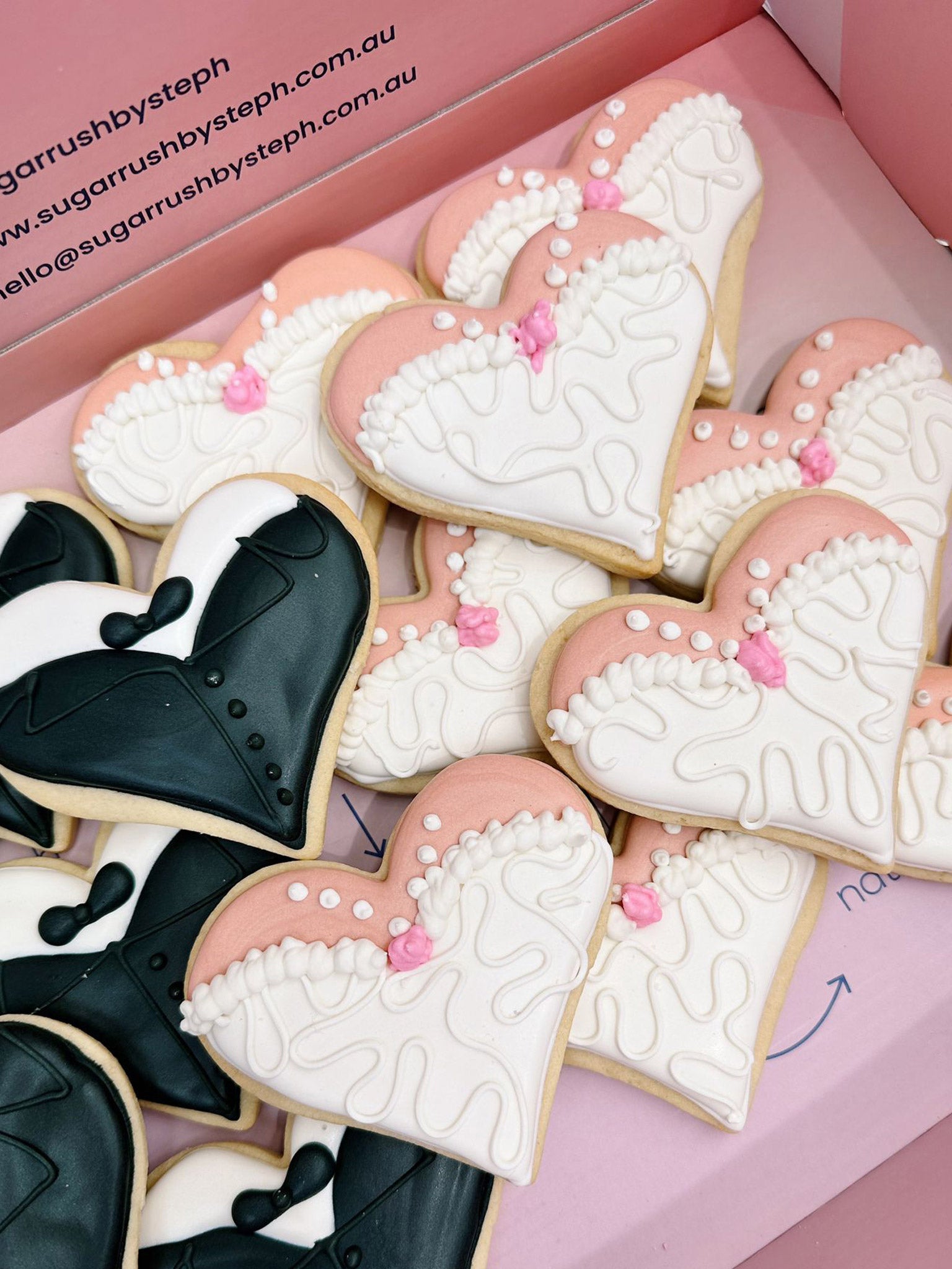 Wedding Favours | Custom Bride and Groom Wedding Event Cookies