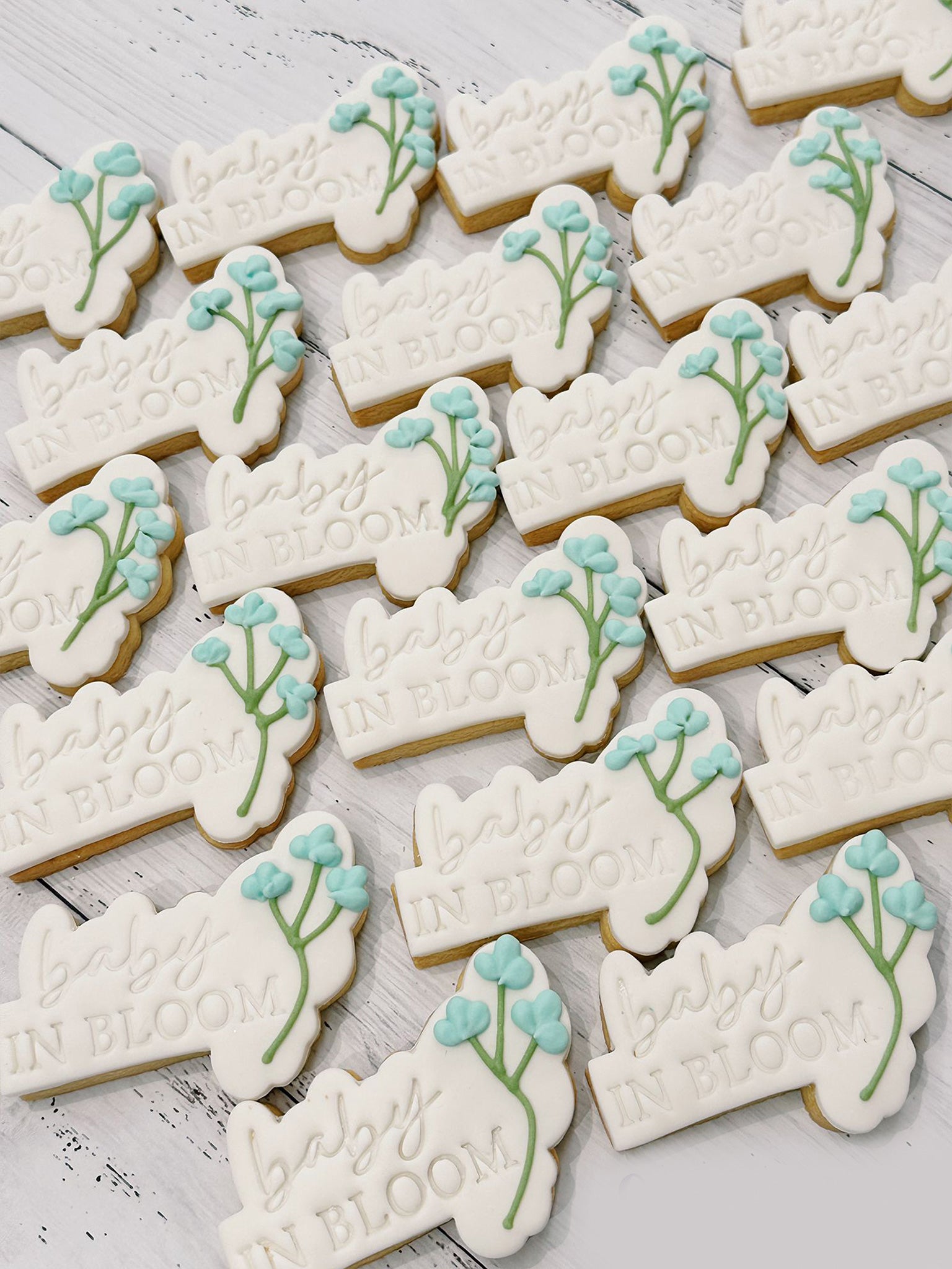 Baby In Bloom | Baby Shower Cookie Box Gift For New Mums