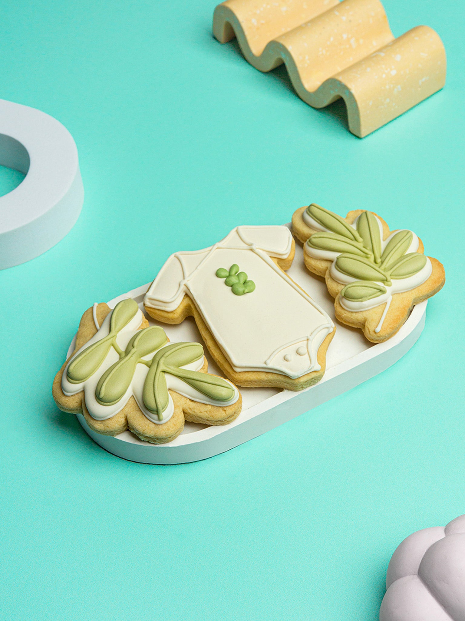 Natural Newborn | Custom Cookie Favours for Baby Shower Parties - Sugar Rush by Steph