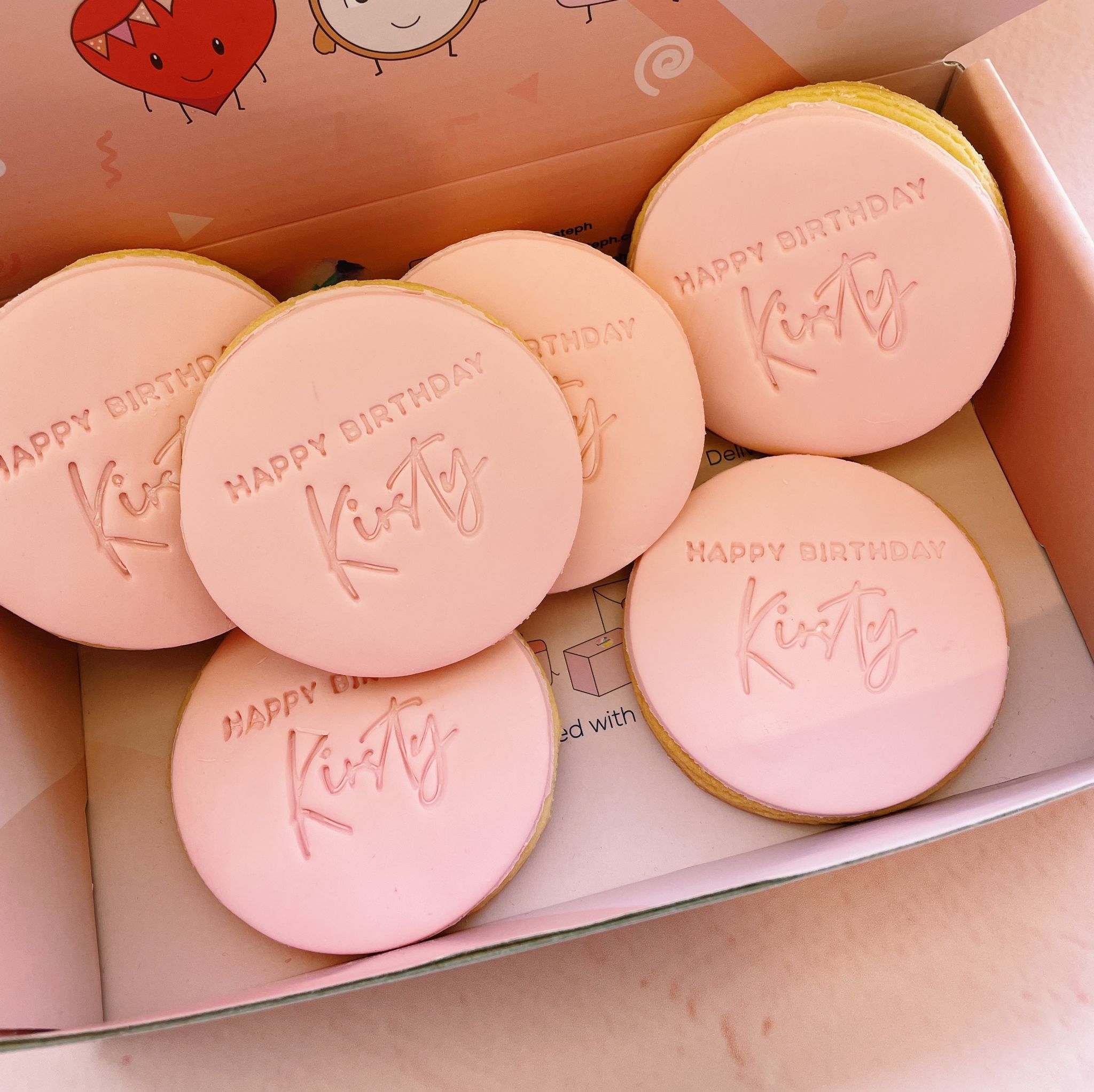 Best Custom Birthday Cookie Rounds Australia | Sugar Rush by Steph Australian Cookies Sugar Rush by Steph
