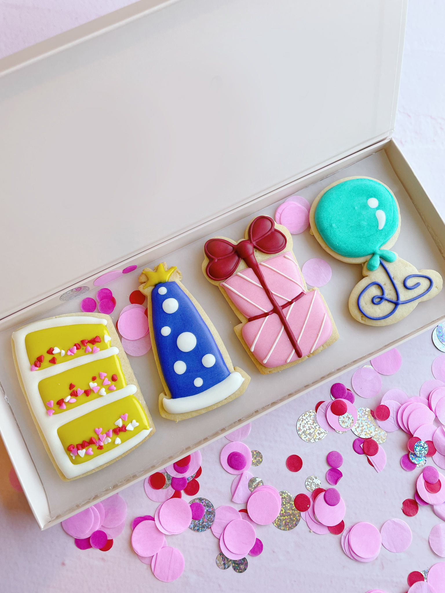 Birthday Party Luxury Gift Box Cookies - Sugar Rush by Steph
