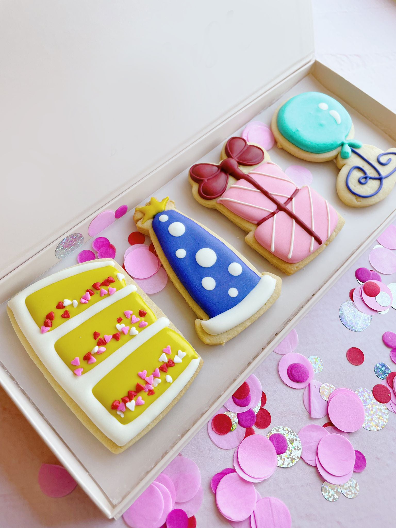 Birthday Party Luxury Gift Box Cookies - Sugar Rush by Steph