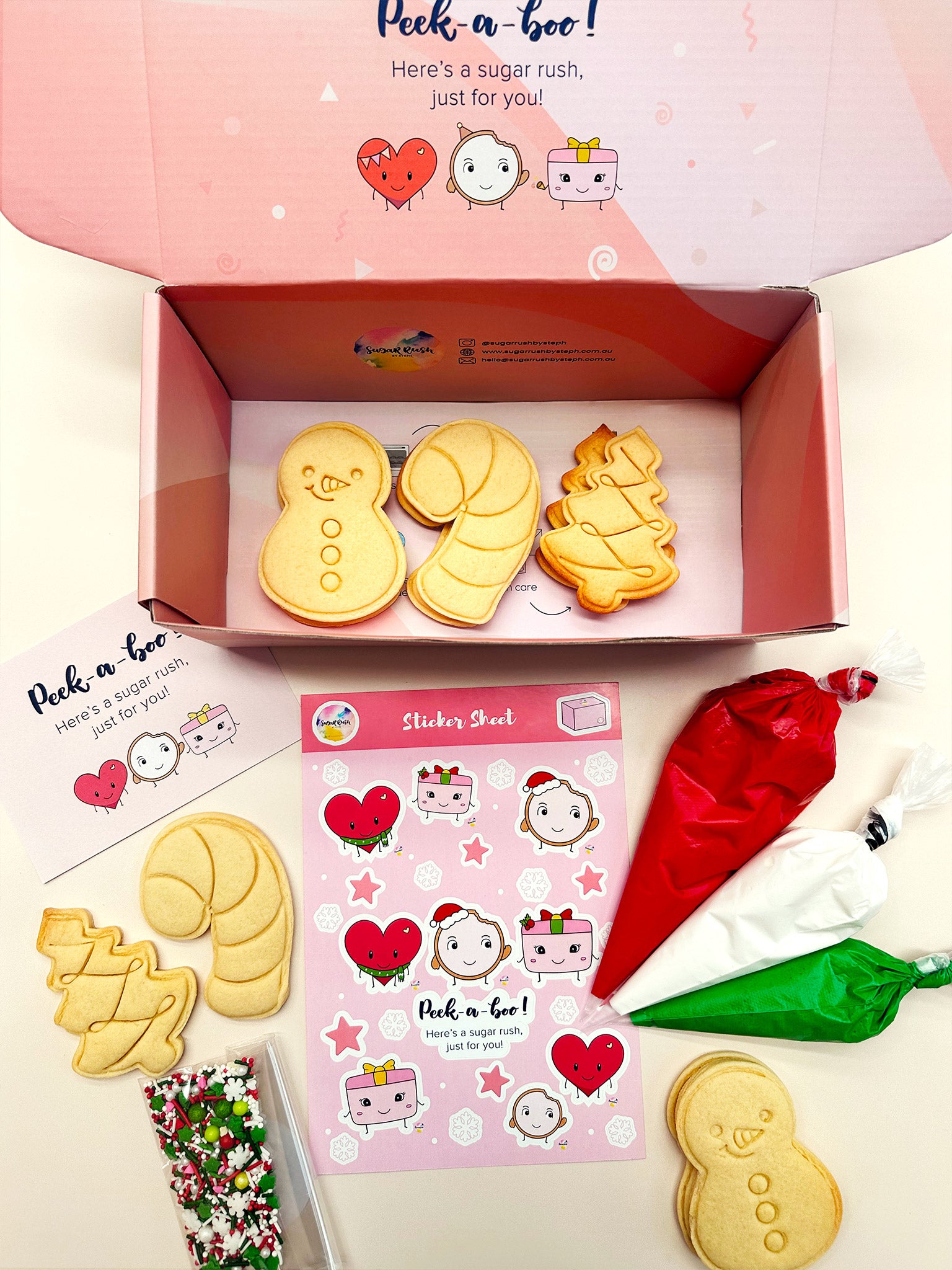 Winter Wonderland Cookies DIY Kit | Cookie Decorating Box for Kids - Sugar Rush by Steph