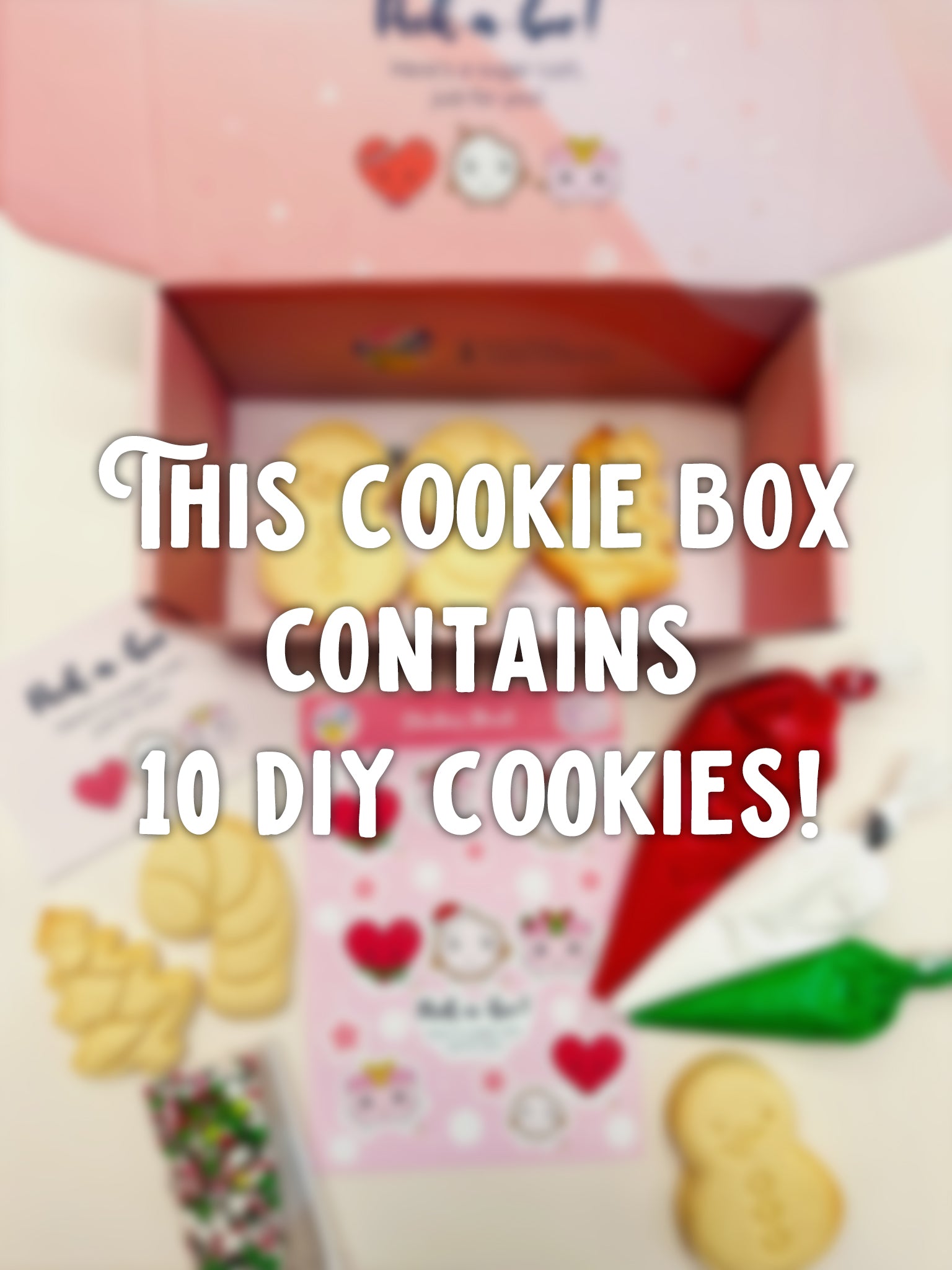 Winter Wonderland Cookies DIY Kit | Christmas Cookie Decorating Box for Kids