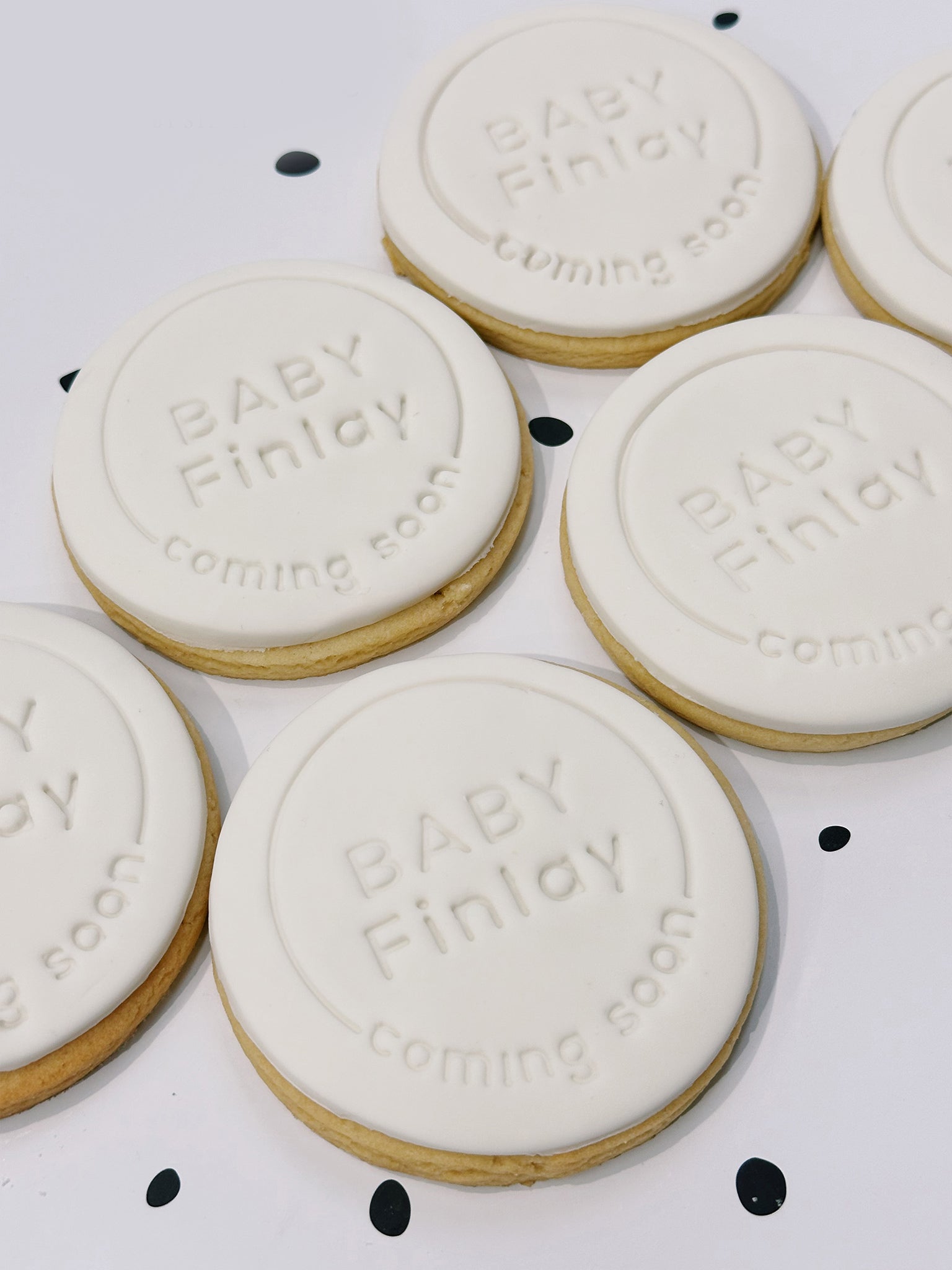 Baby Coming Soon | Baby Reveal Announcement Party Cookies - Sugar Rush by Steph Cookie Box Delivery Australia