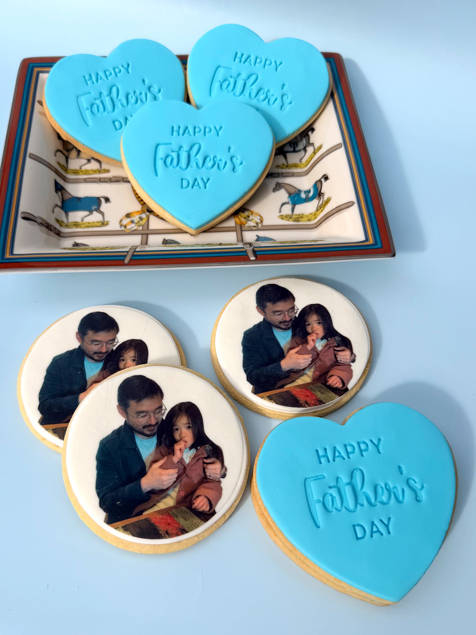 Custom Happy Father's Day Cookie Box | Best Photo Cookies for Dad 2026 - Sugar Rush by Steph Custom Cookie Gift Boxes Australia-wide