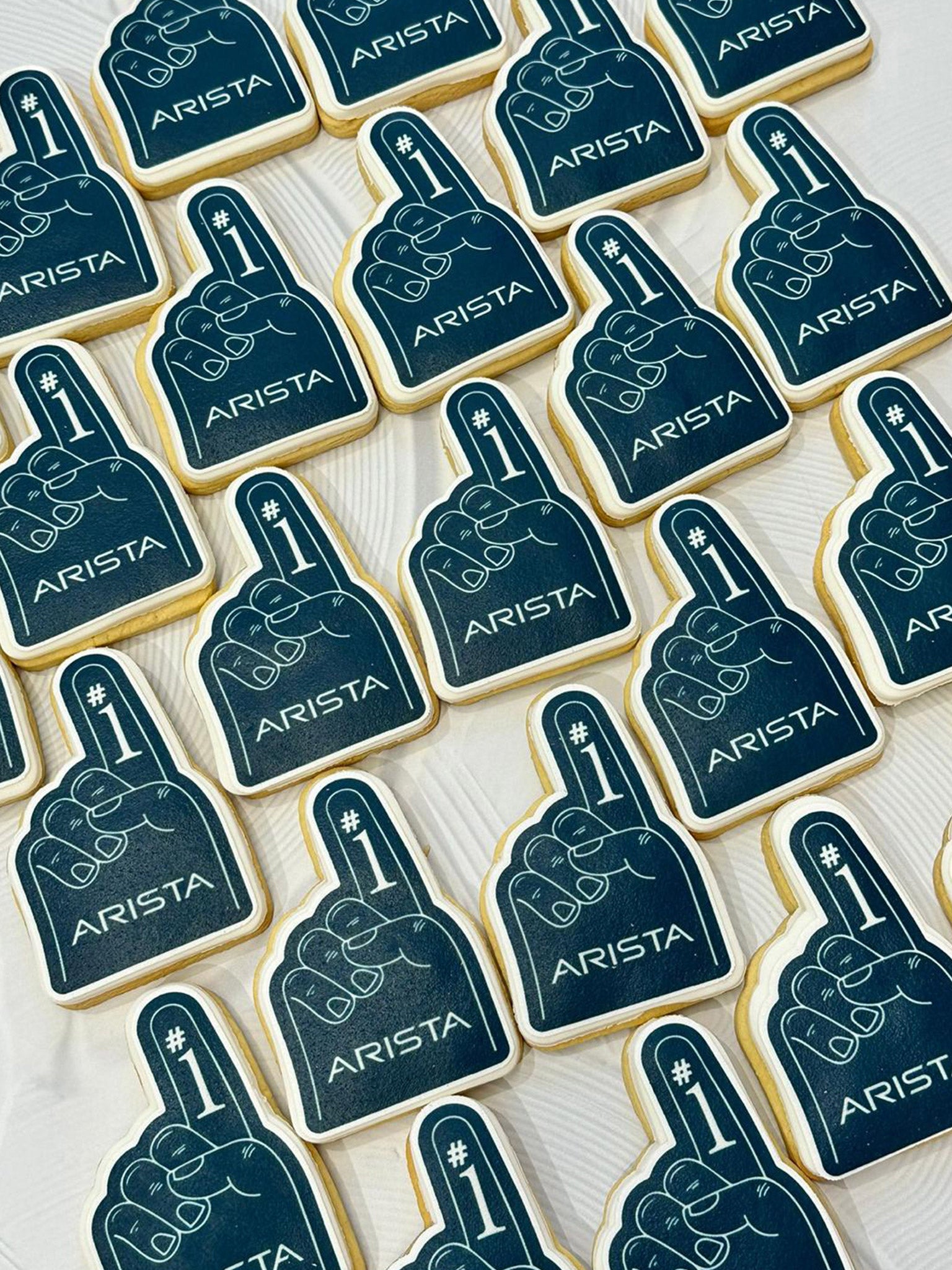 Custom Shape Cookies | Personalised Corporate Logo Cookies For Corporate Events