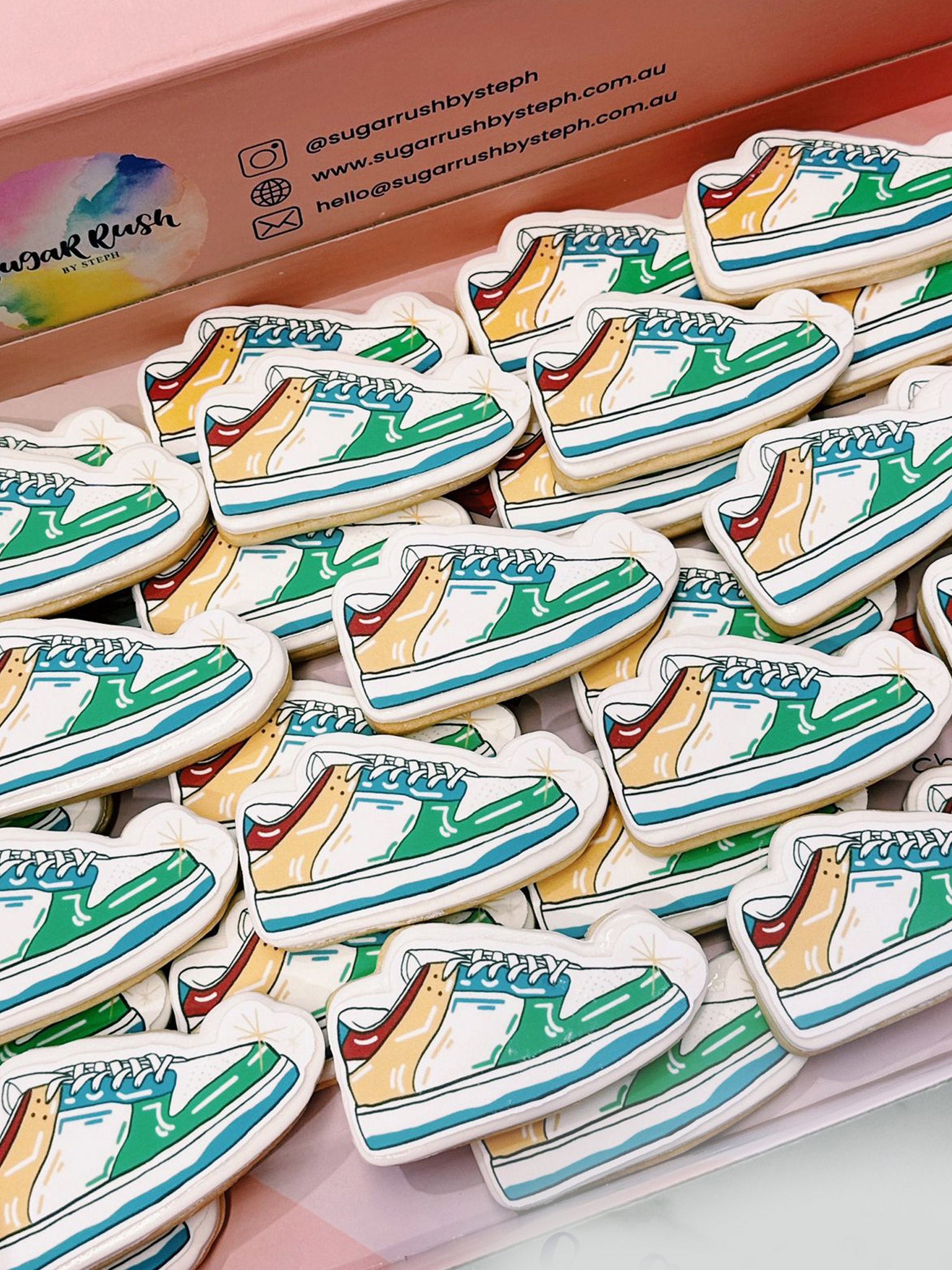 Custom Shape Cookies | Personalised Corporate Logo Cookies For Corporate Events