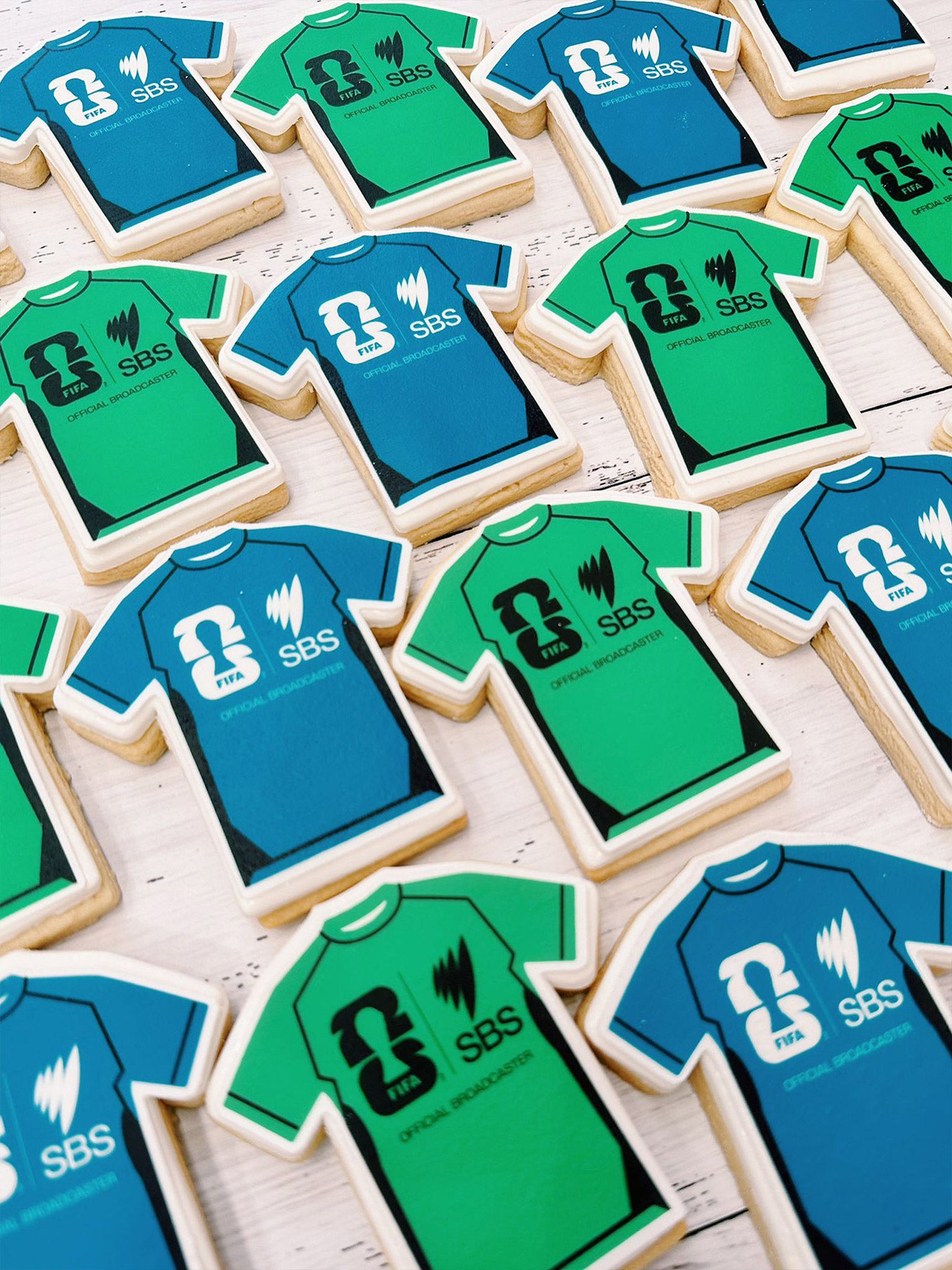 Custom Shape Cookies | Personalised Corporate Logo Cookies For Corporate Events