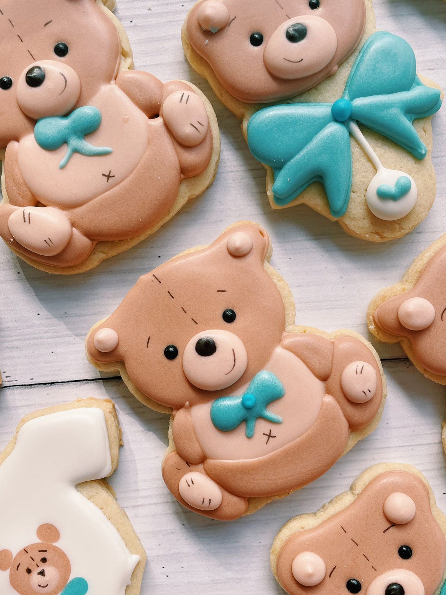 Baby Bear | Cute Animal Theme Baby Shower Cookies