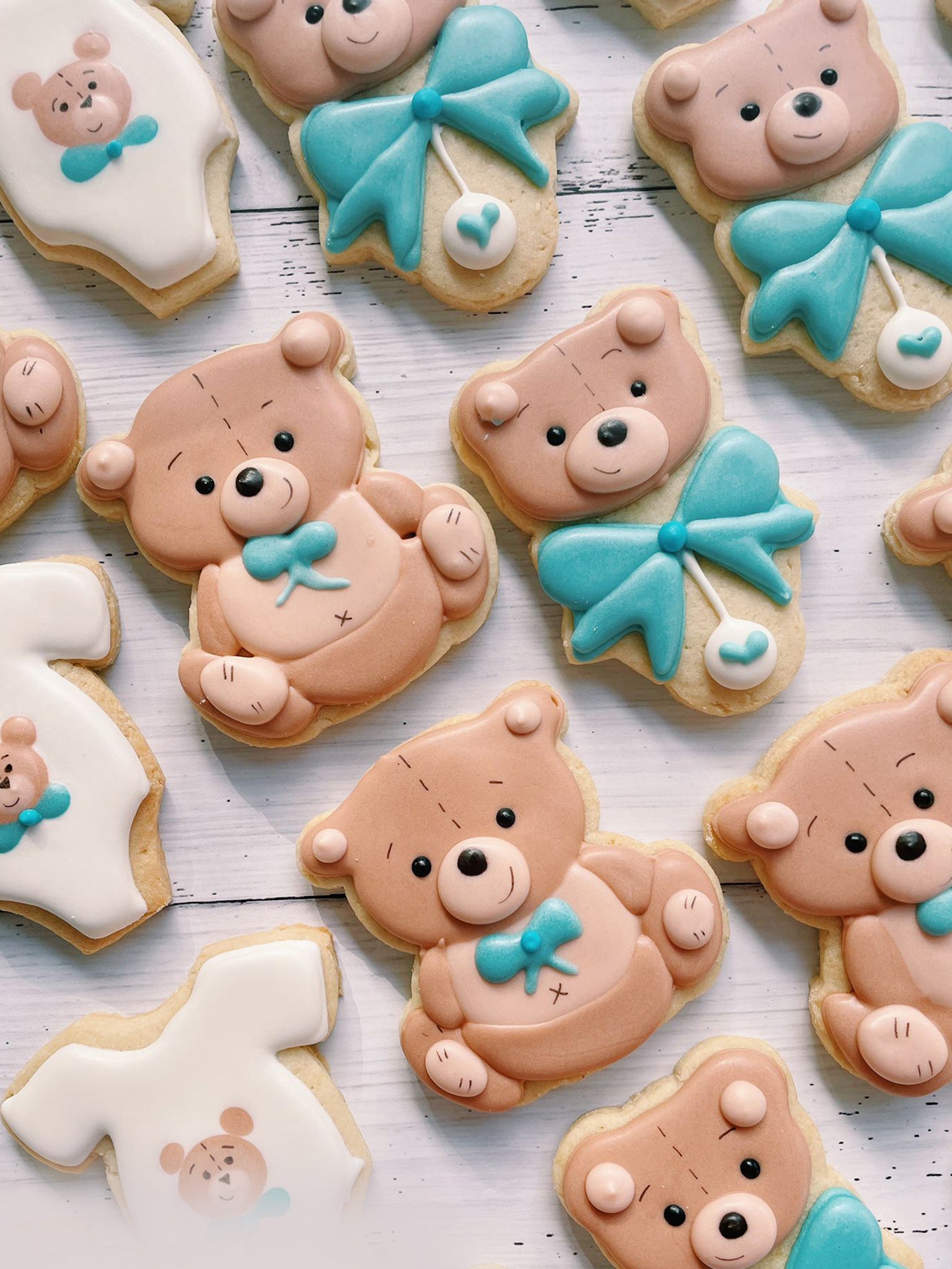 Baby Bear | Cute Animal Theme Baby Shower Cookies