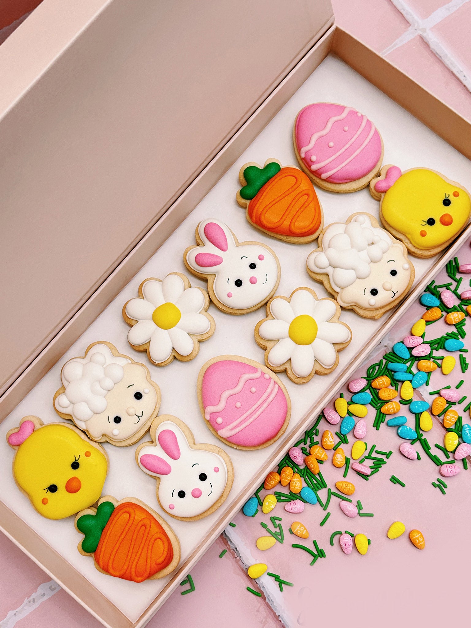 Easter Friends | Adorable Pastel Mini Easter Cookies Australia - Order Online with Sugar Rush by Steph Melbourne
