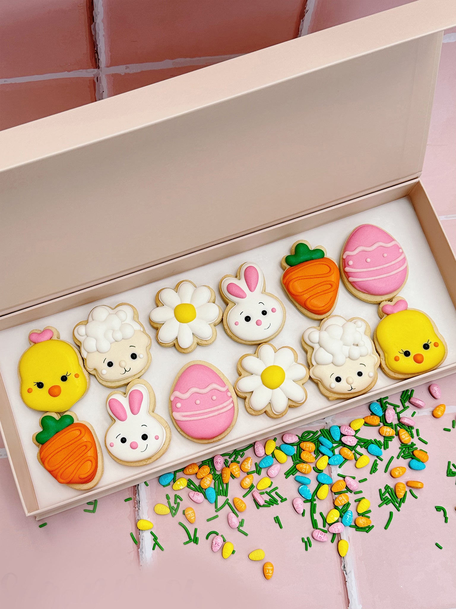 Easter Friends | Adorable Pastel Mini Easter Cookies Australia - Order Online with Sugar Rush by Steph Melbourne