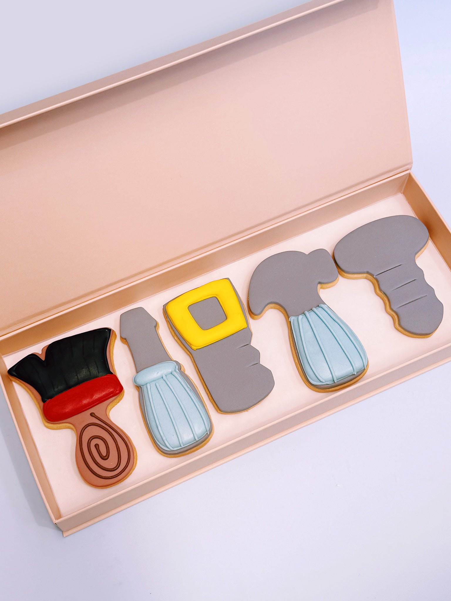 Toolbox Cookies Gift Box | Personalised Father's Day Cookies For Handyman Dad - Sugar Rush by Steph Father's Day Cookies 2025 With Australia-Wide Delivery