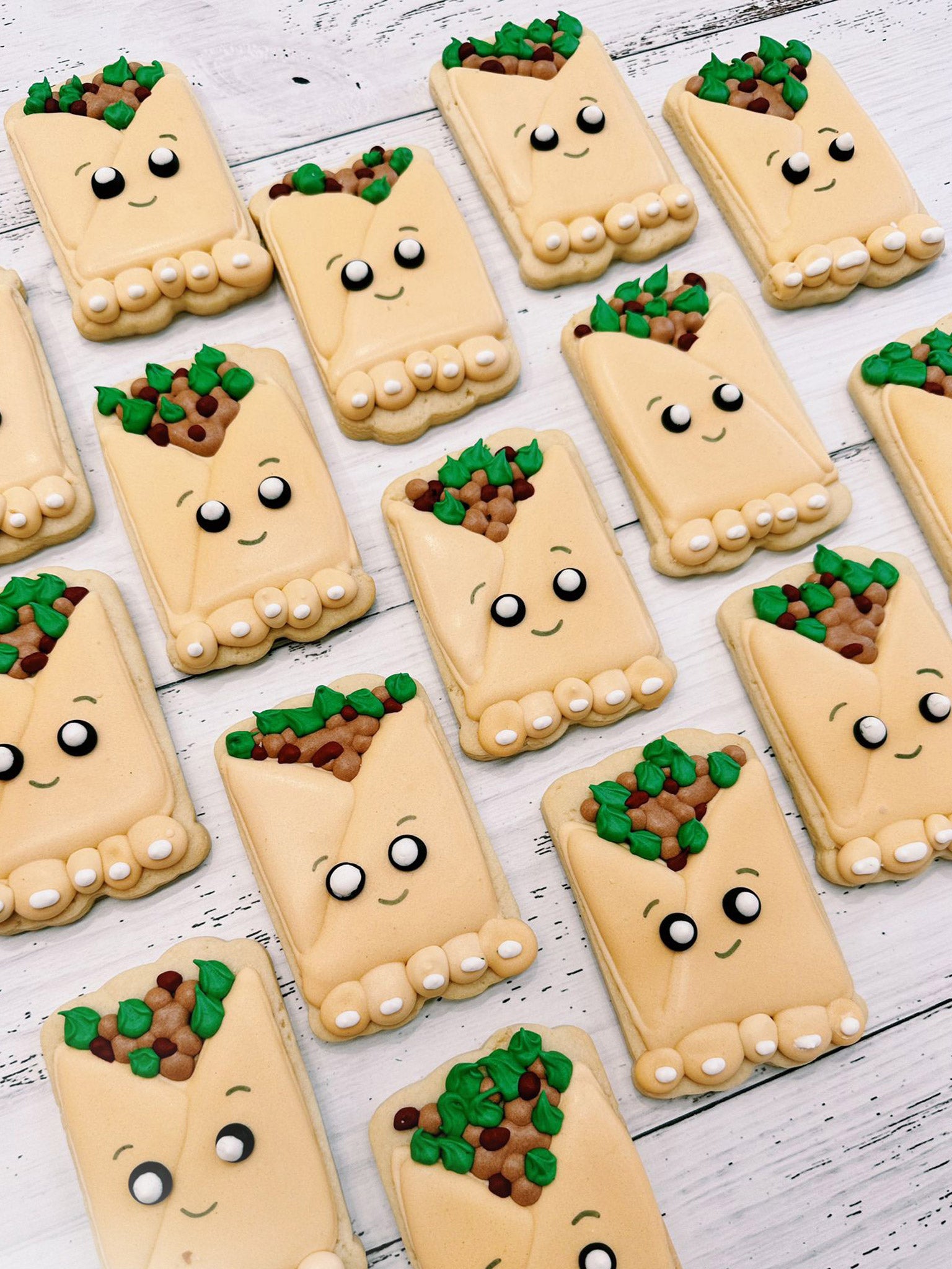 Toe-Tally Burrito Cookies | Mexican Fiesta Cinco de Mayo Sweets - Sugar Rush by Steph