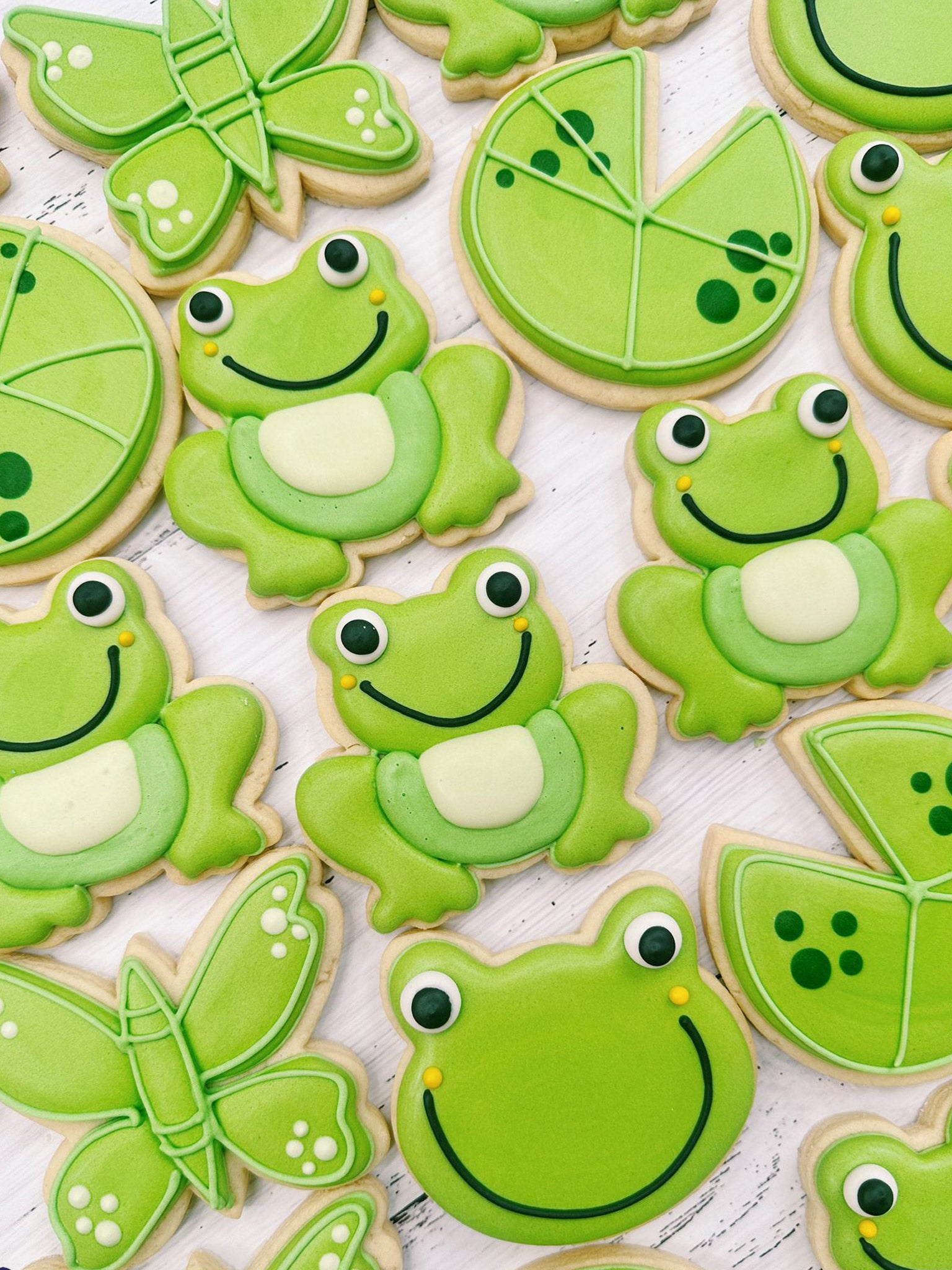Froggy Fun | Cute Animal Frog Cookies for Kids Birthdays