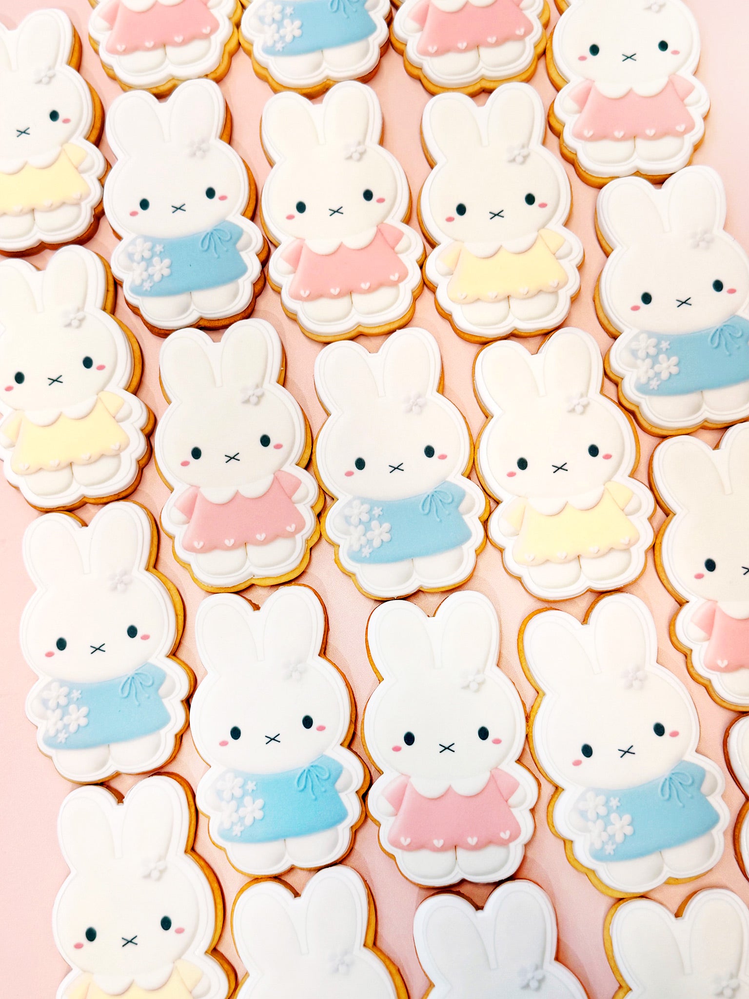 Cute Miffy Bunny Cookies | Personalised Party Gifts & Cookie Favours