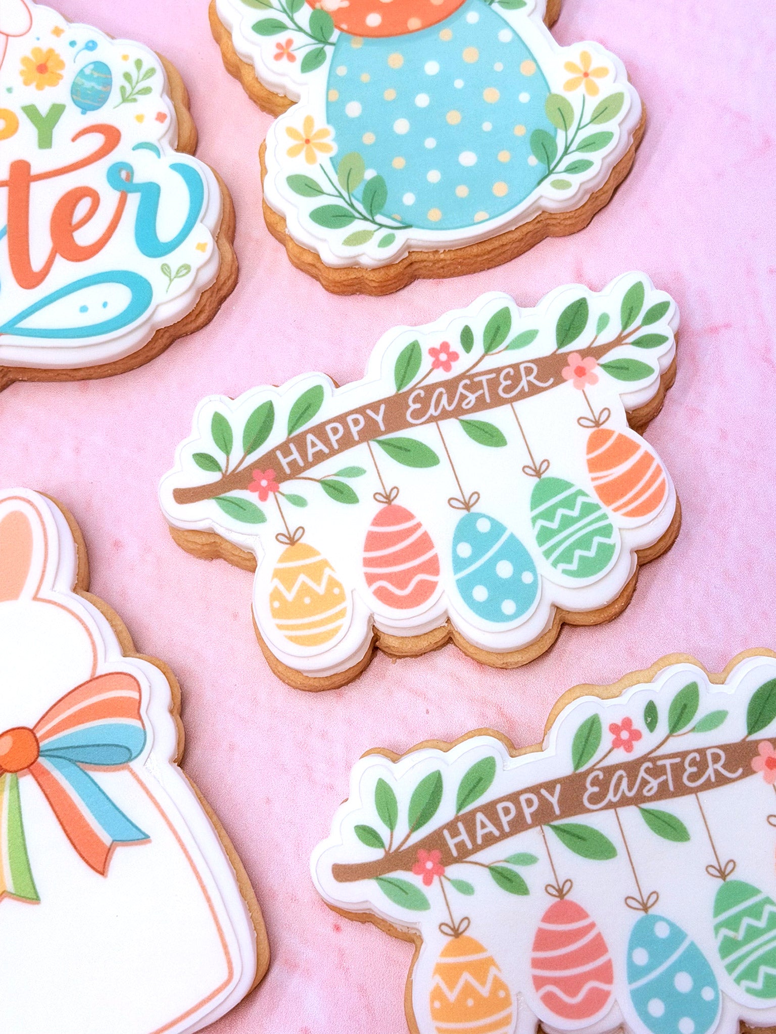 Sweet Pastels Easter Cookie Box | Personalised Easter Gifts For Good Friday