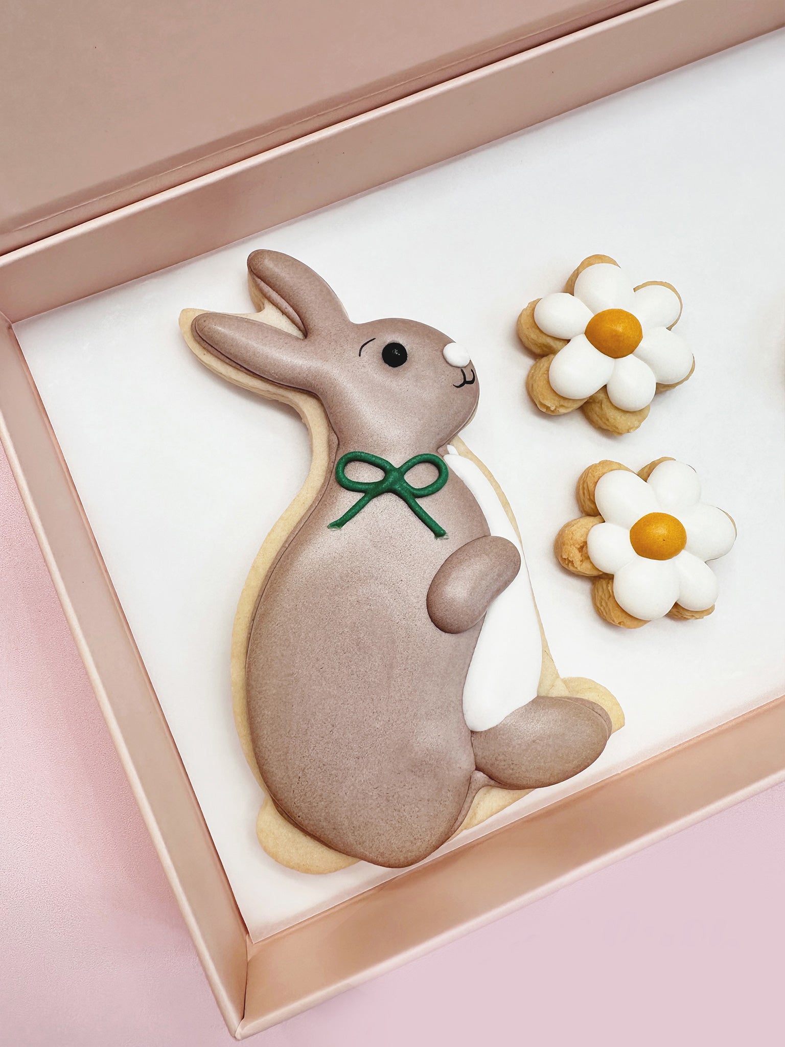 Bunny Bonanza | Royal Icing Flowers & Easter Rabbit Cookies - Order Cookies Online Australia, Melbourne with Sugar Rush by Steph