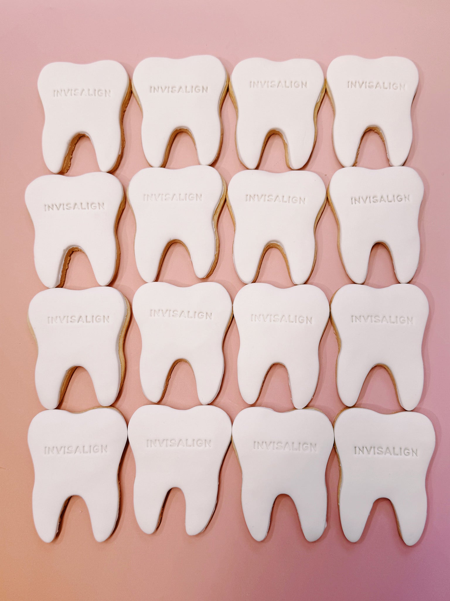 Custom Personalised Tooth Shaped Cookies | Sugar Rush by Steph Australian Cookie Box Delivery
