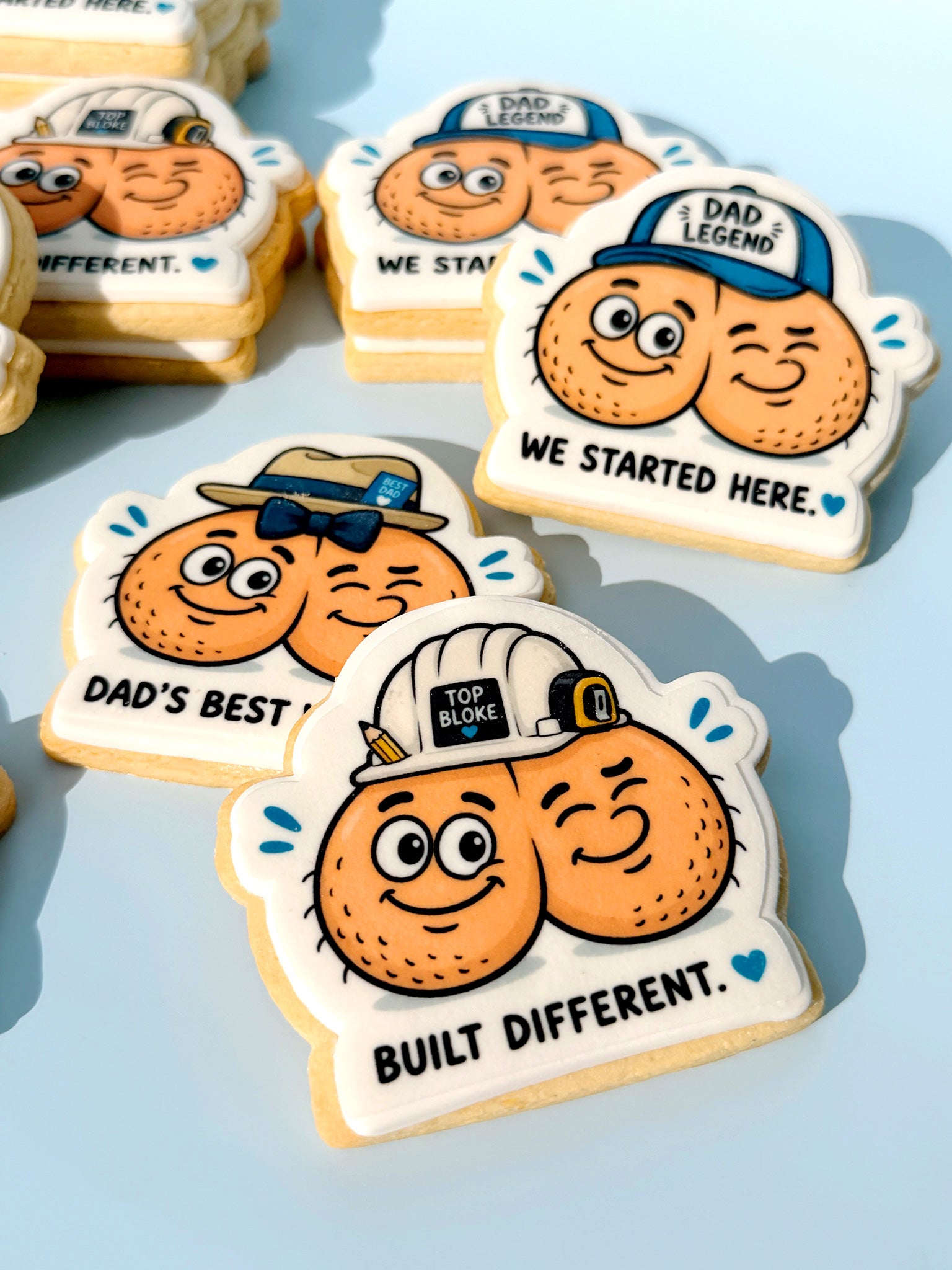 Dad's Best Work | Funny Father's Day Cookie Box Delivery Australia