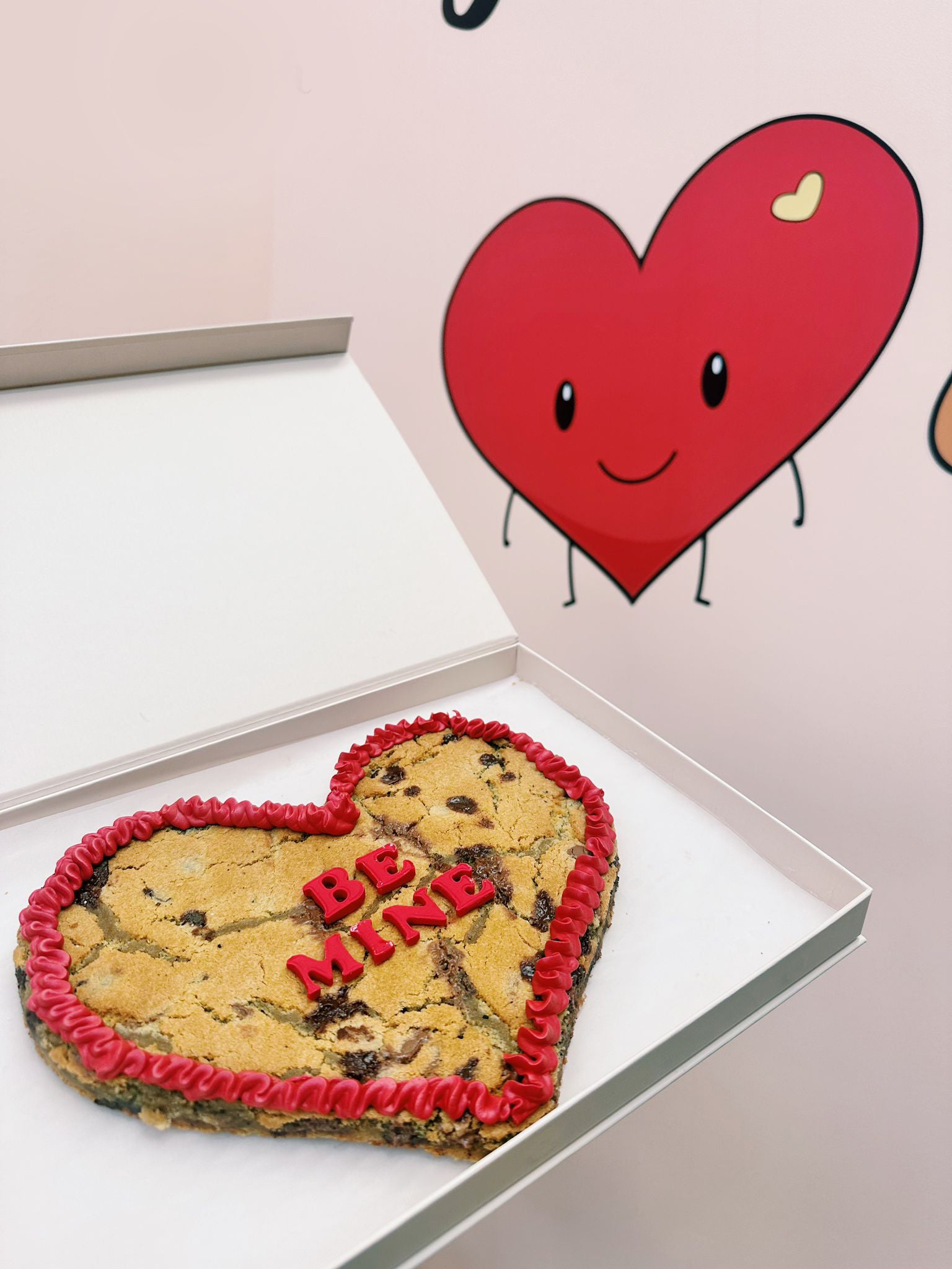 Giant Valentine's Heart Cookie | Romantic Valentine's Day Gift Cookie Box