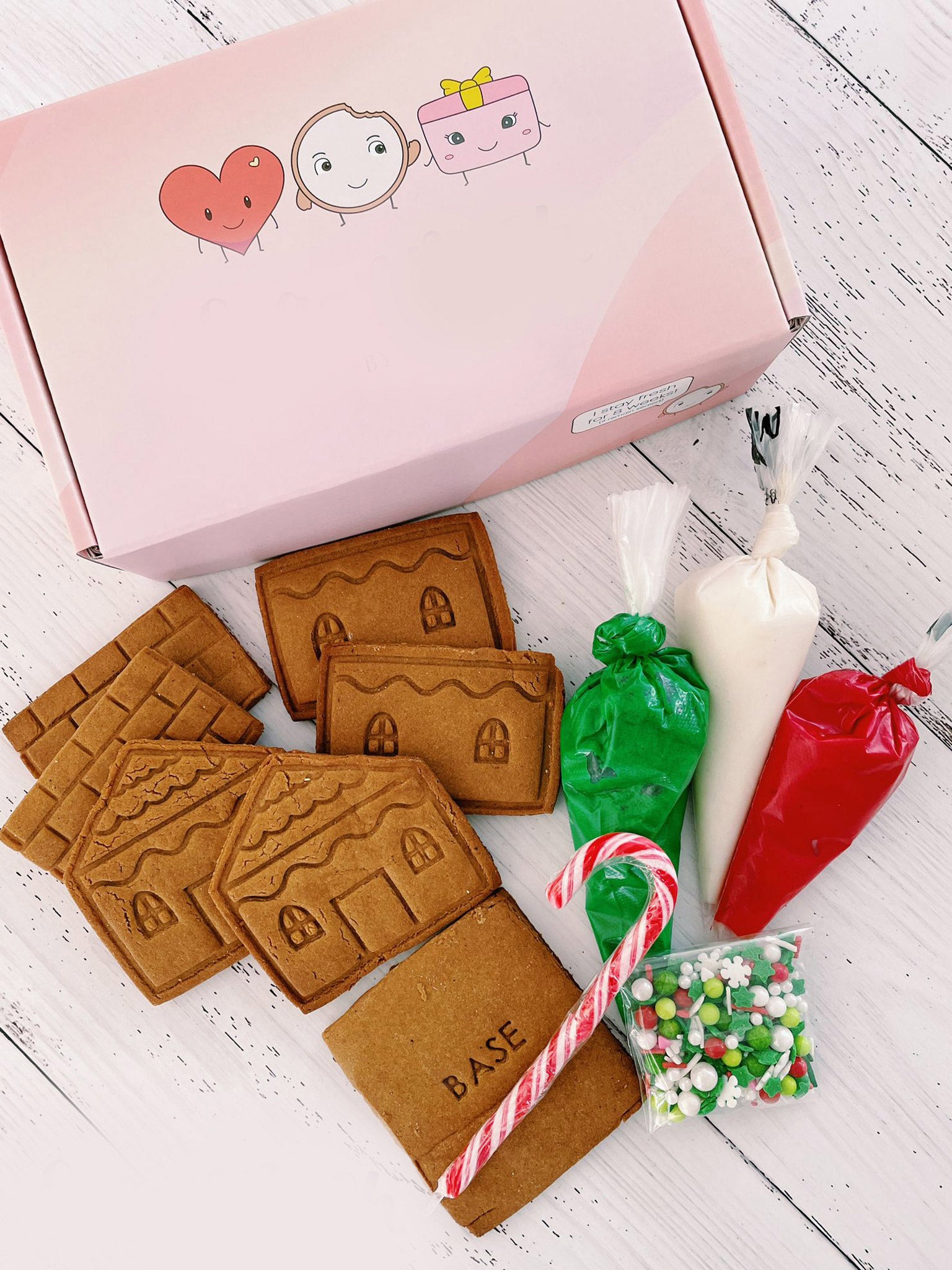 Gingerbread House DIY Cookie Tin | Fun Christmas Activity Gift for Family