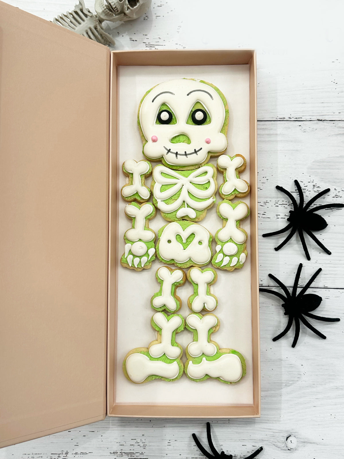 Bone Chilling Skeleton Spooky Bespoke Halloween Cookies - Sugar Rush by Steph
