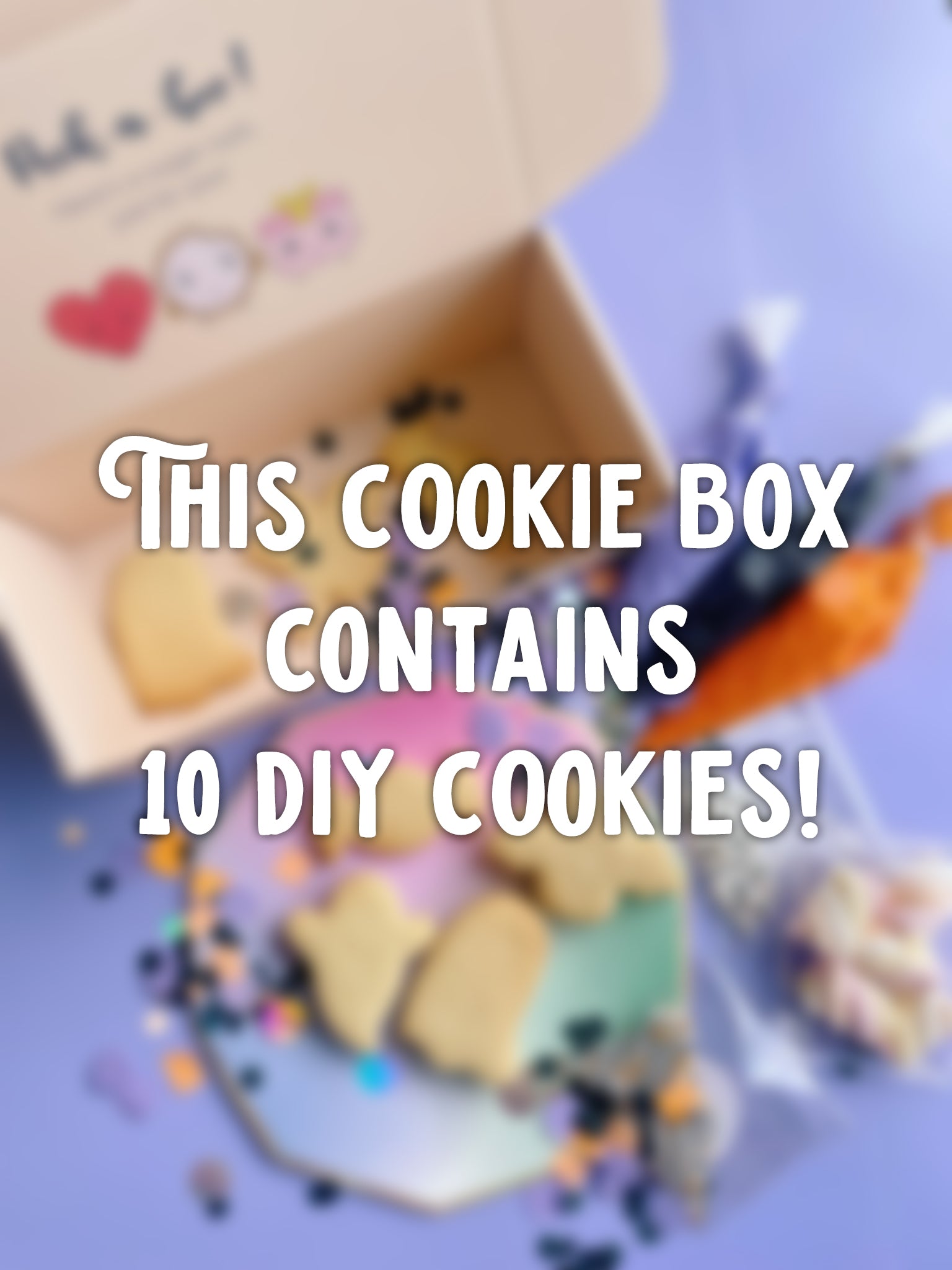 Happy Halloween Cookies | Family DIY Cookie Activity Kit for Children