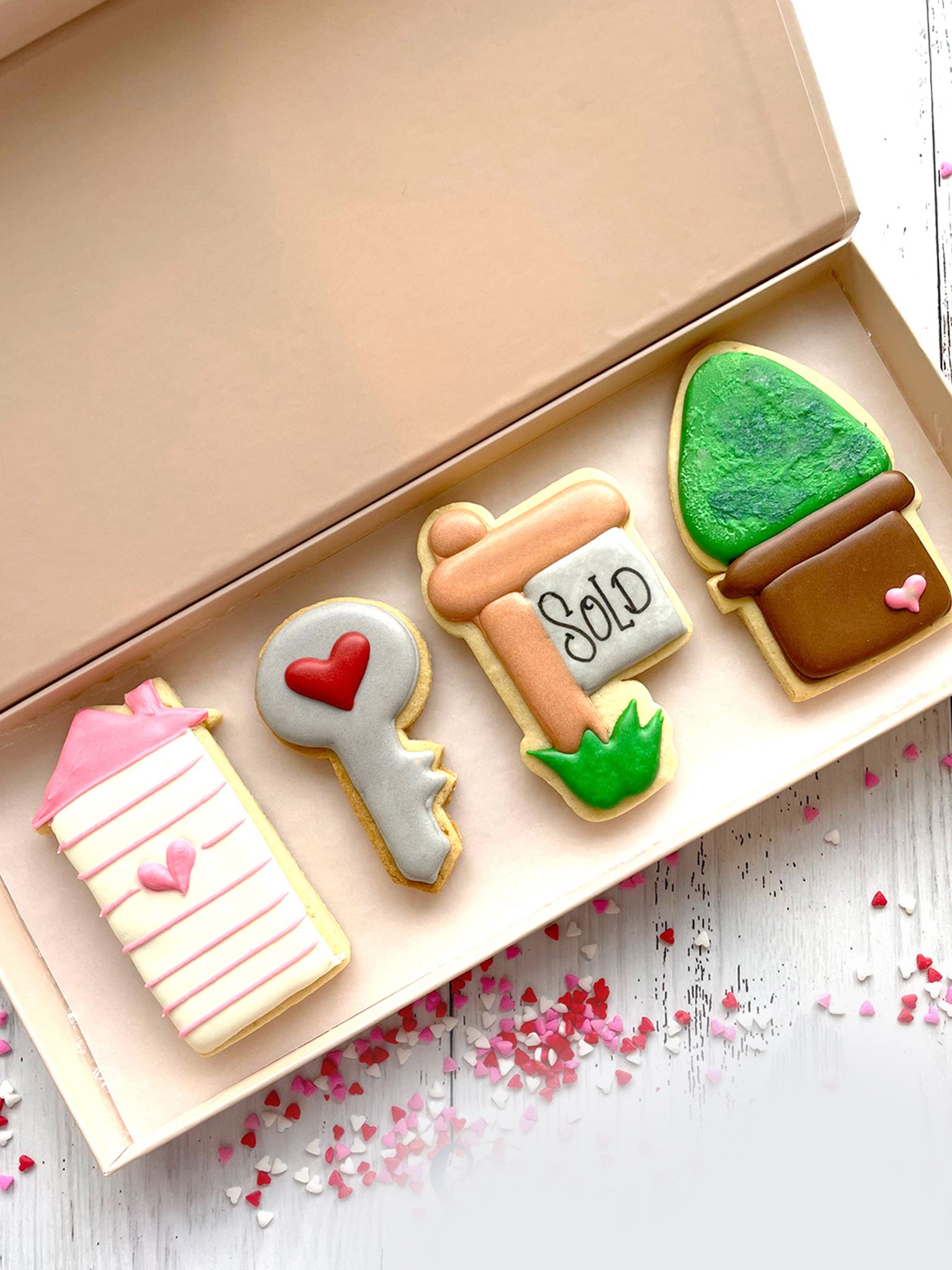 Happy Housewarming Cookies | New House Celebration Gifts - Sugar Rush by Steph