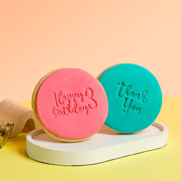 Happy Birthday Custom Cookies Melbourne | Sugar Rush by Steph Personalised Cookie Delivery Sugar Rush by Steph