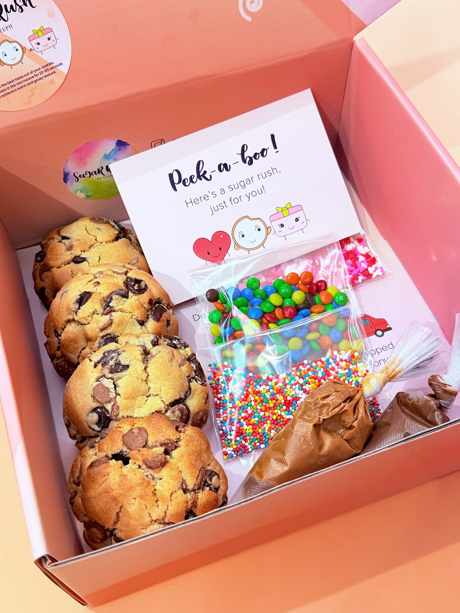 Load Your Own Chunky Cookies | Best Chocolate Chip Cookie Box DIY Kit - Sugar Rush by Steph Melbourne Australia, 