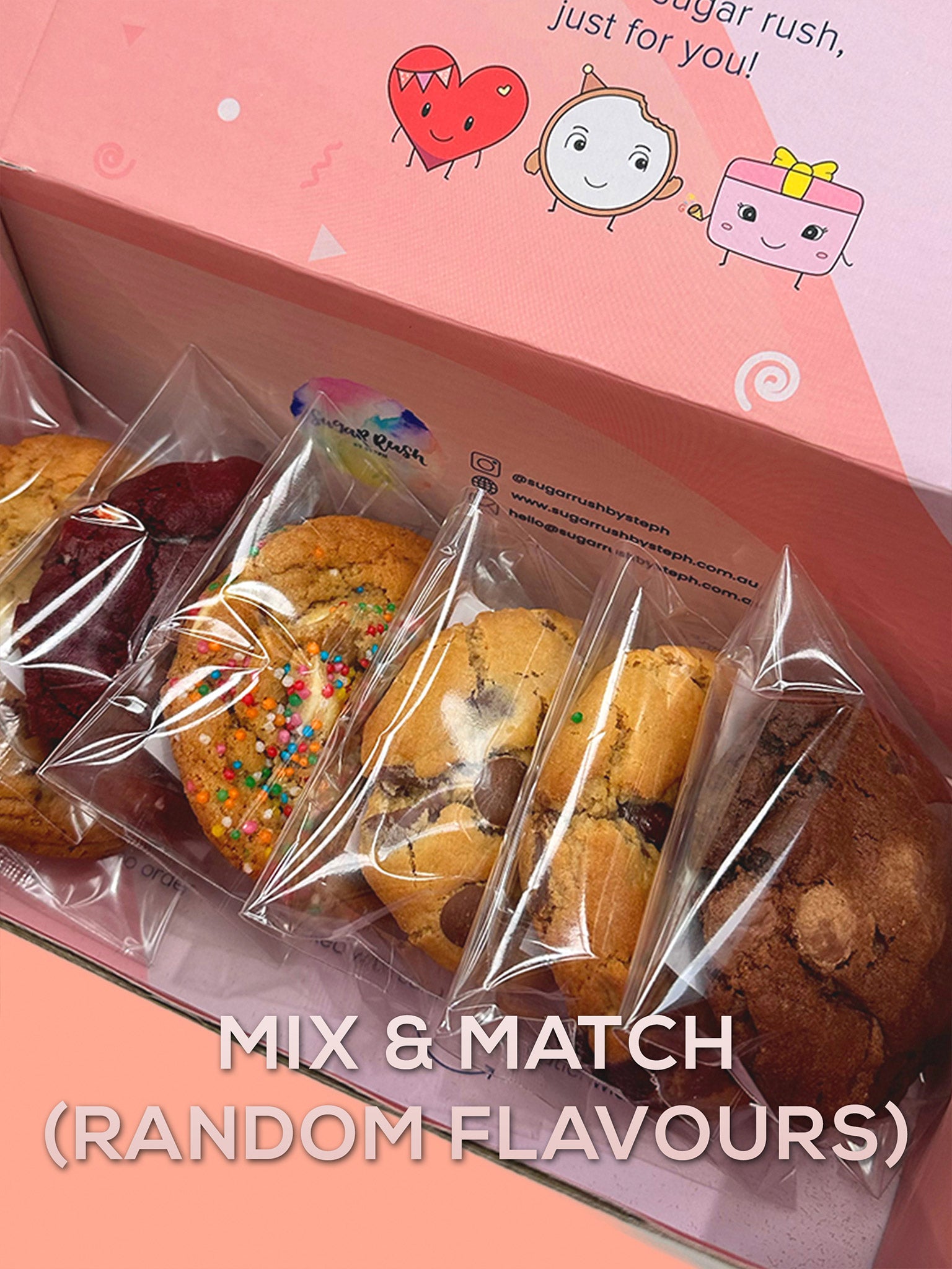 Delicious, Gooey Chunky Cookies | Order The Best Chocolate Cookies Online Australia-Wide - Sugar Rush by Steph