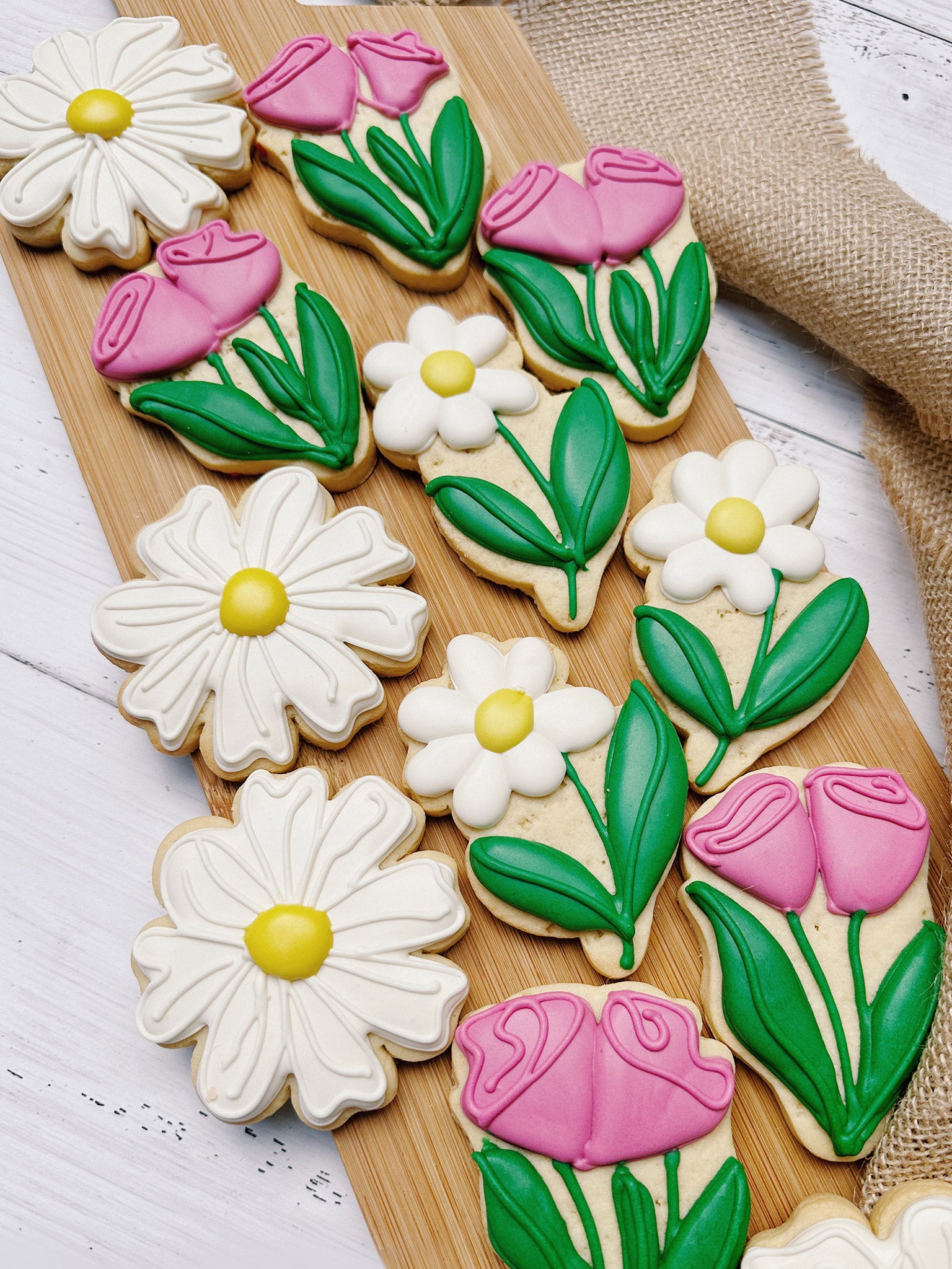Mother's Day Florals | Royal Icing Flower Cookie Box for Mum - Sugar Rush by Steph Best Mother's Day Gift Cookies Near Me