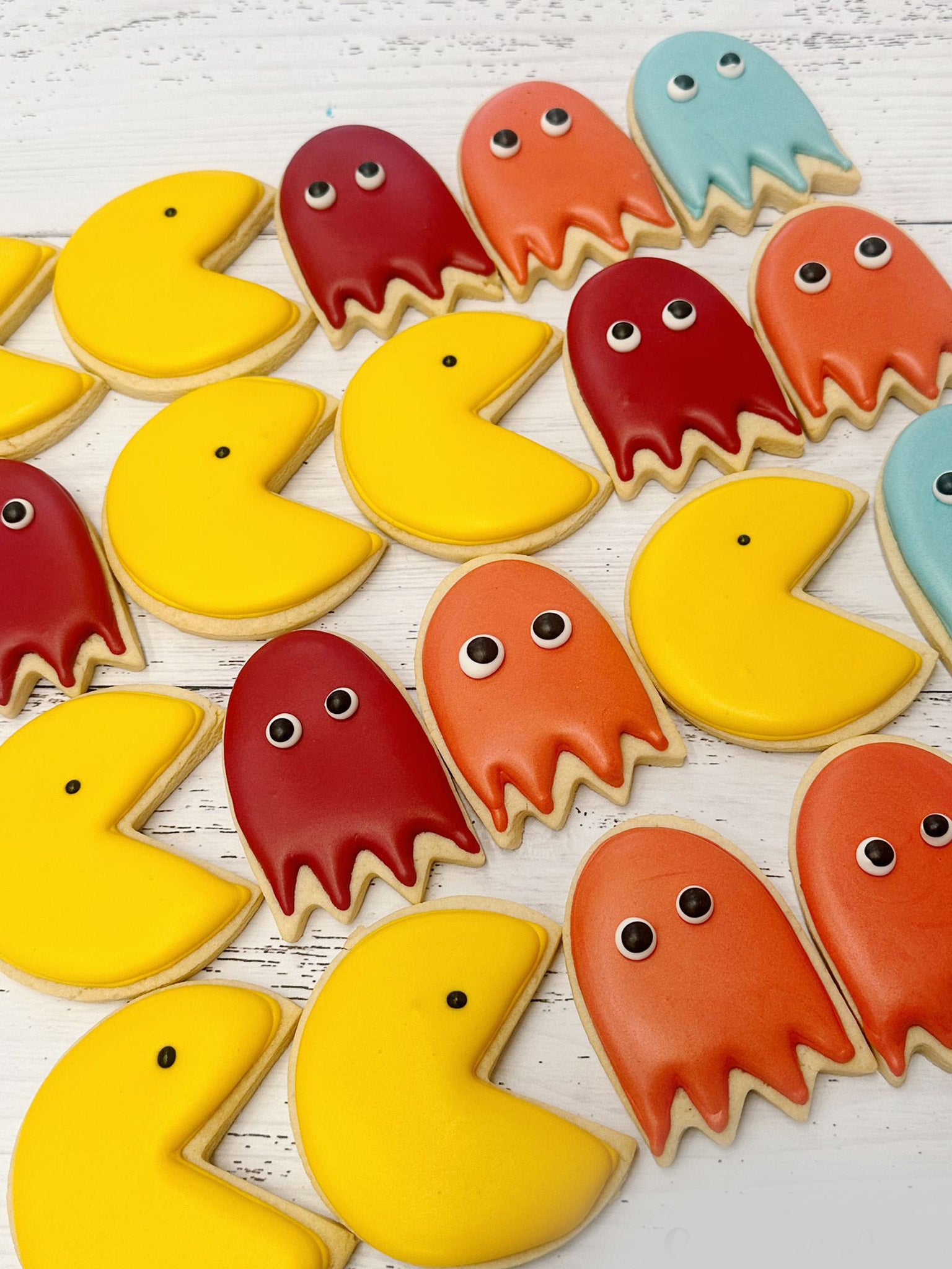 Pac-Man Picnic | Retro Pacman Cookie Gifts for Video Game Birthdays