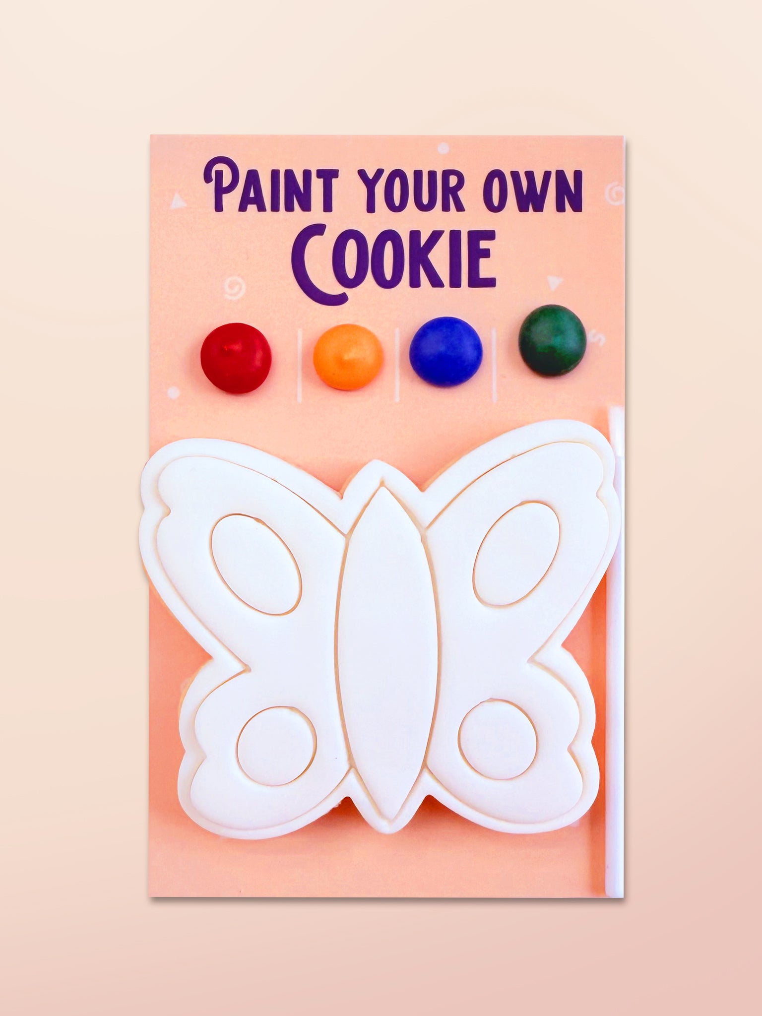 Paint Your Own Flower Cookies | School Holiday Activity Cookie Decorating Kit