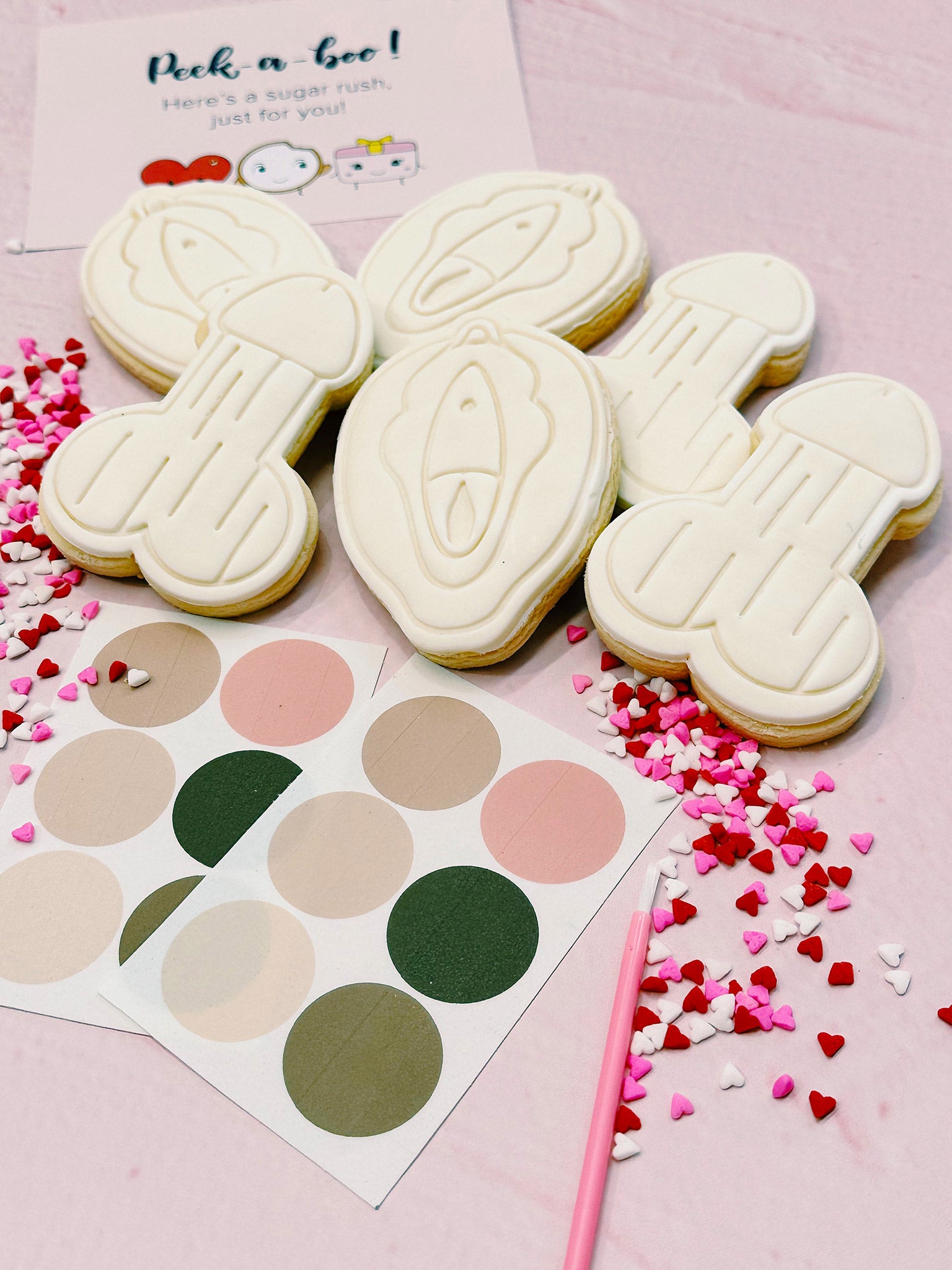 Paint Your Own Cheeky Cookies | Funny DIY Cookie Box for Adults