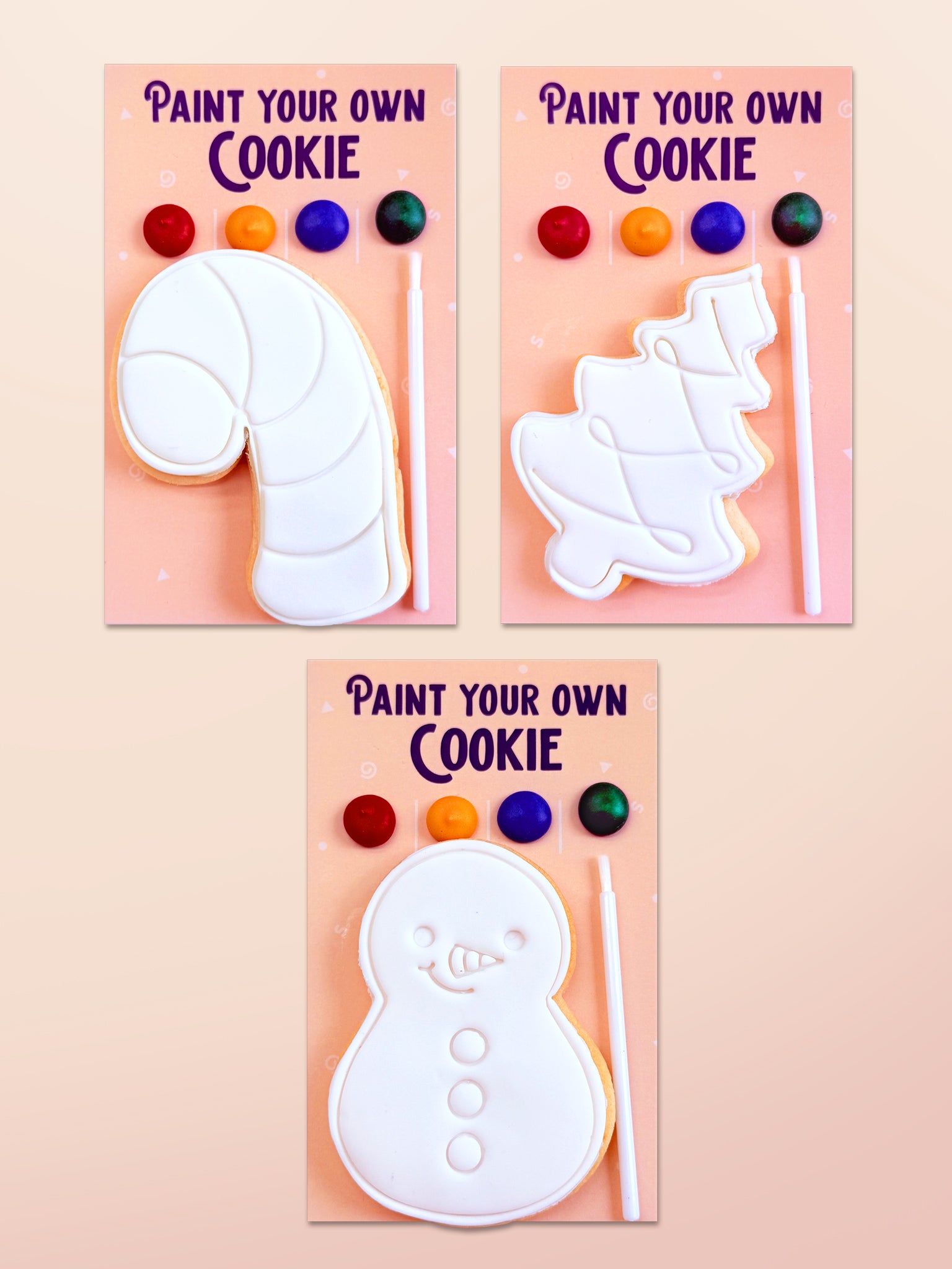 Paint Your Own Christmas Cookies | Cookie Decorating Box for Kids - Sugar Rush by Steph