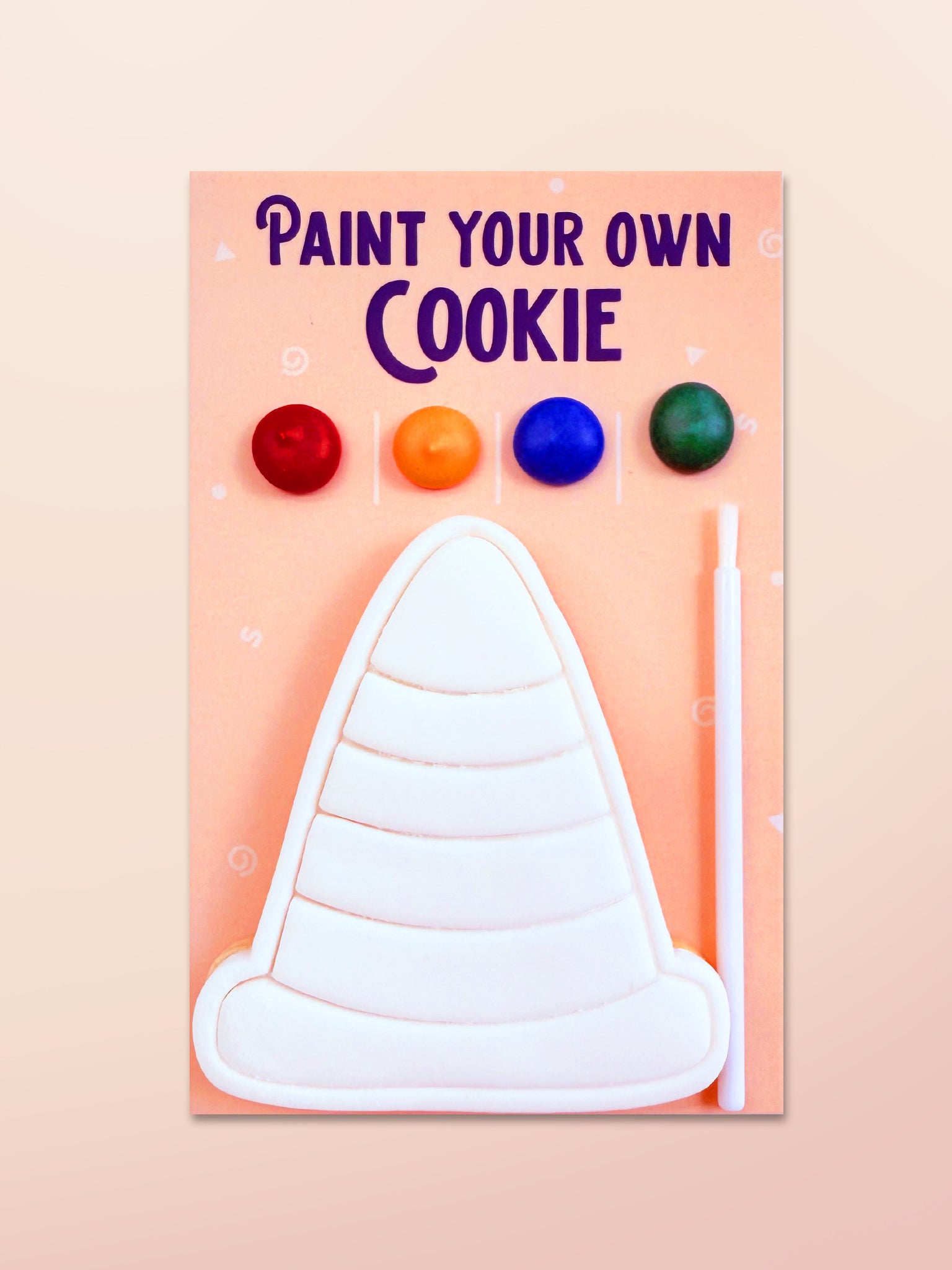 Paint Your Own Construction Cookies | DIY Cookies Box for School Holidays